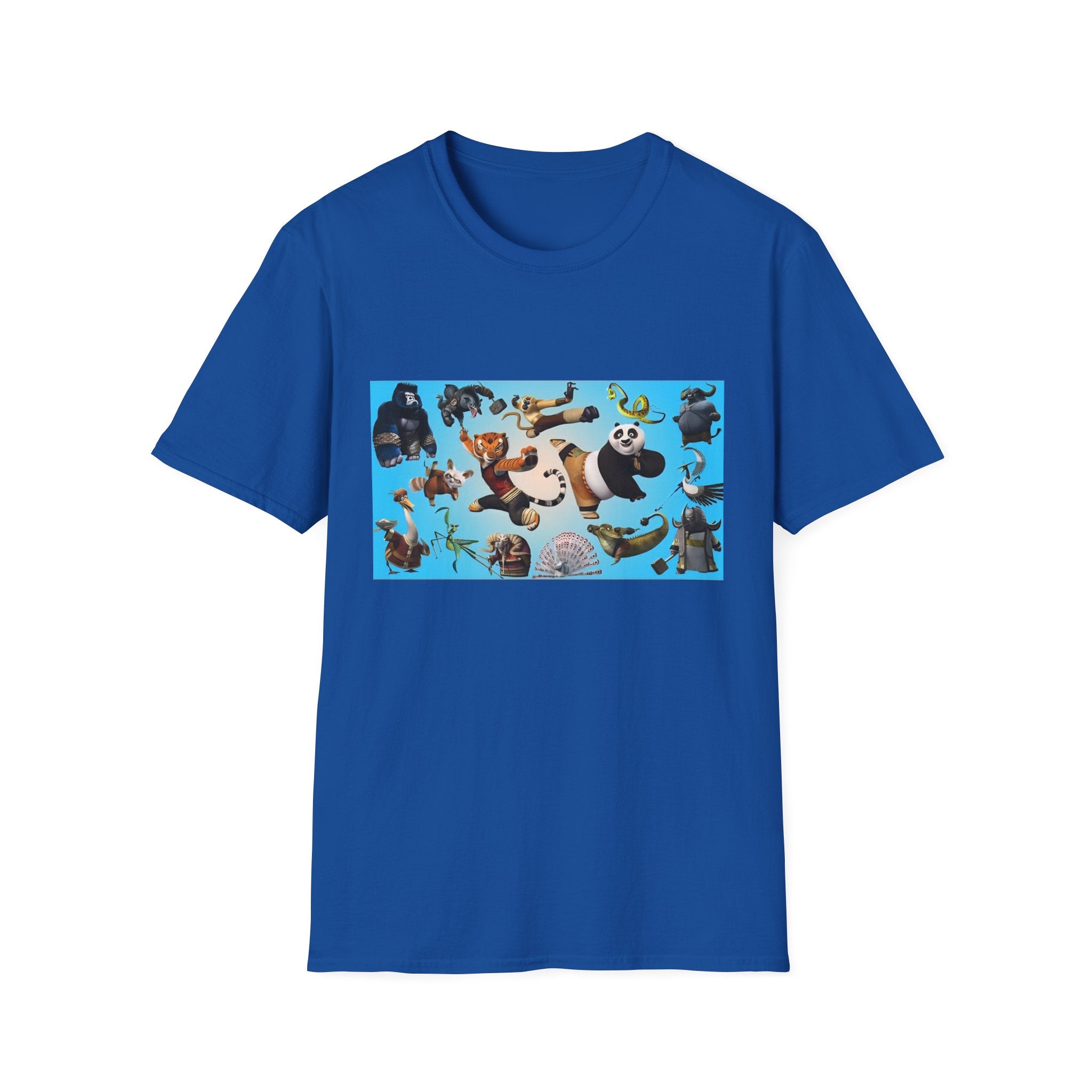 Kung Fu Panda Unisex Softstyle T-Shirt, DreamWorks Animation Youth Competitor Tee, Graphic Tee, Movie Fan Gift, Cult Classic Shirt, Comfy