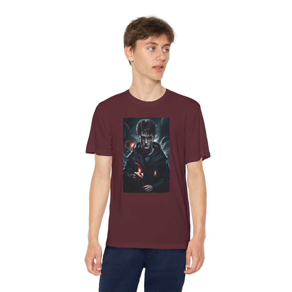 Youth Competitor Tee - Harry Potter, Wizard School Shirt, Magical Kids Top, Hogwarts Fan Gift, Sorcerer's Stone T-Shirt