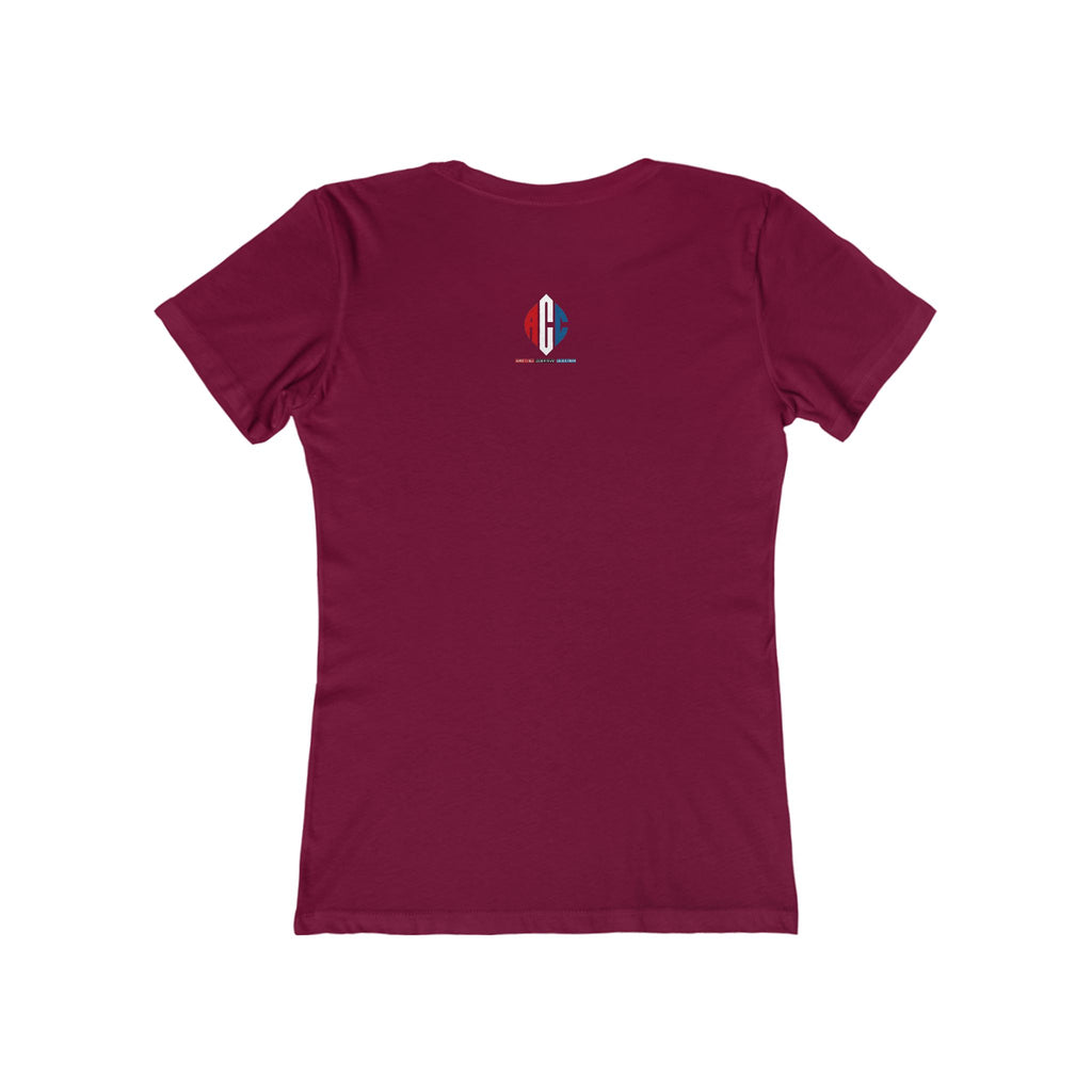 Heart Chic Women's Boyfriend Tee, Casual Outfits, Gift for Her, Weekend Wear, Trendy Style, Everyday Comfort