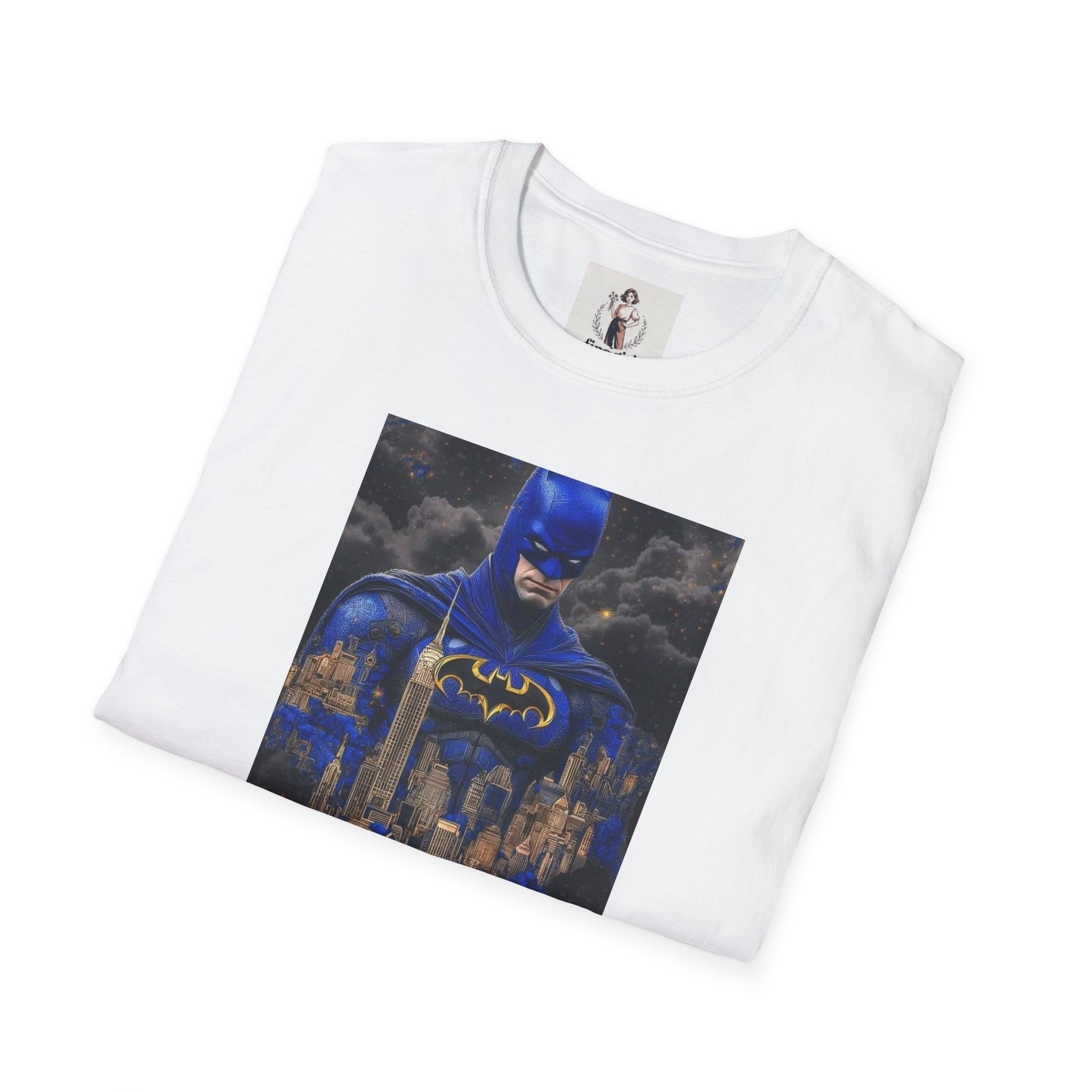 Batman Marvel Unisex Softstyle T-Shirt, Comic Book Tee, Geeky Clothing, Cosplay Costume Top