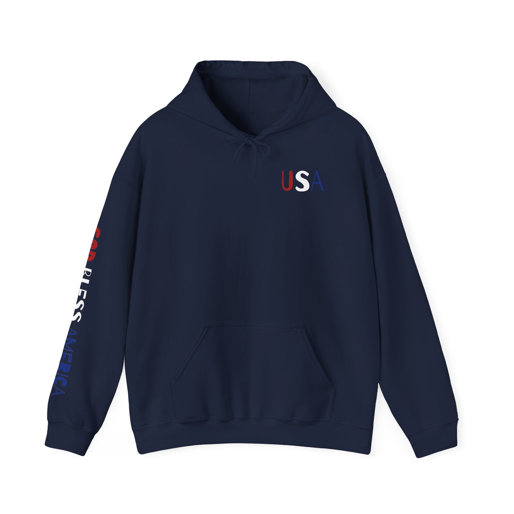 Patriotic Hoodie - Step On My Flag And Find Out What Patriotism Feels Like Unisex Blend