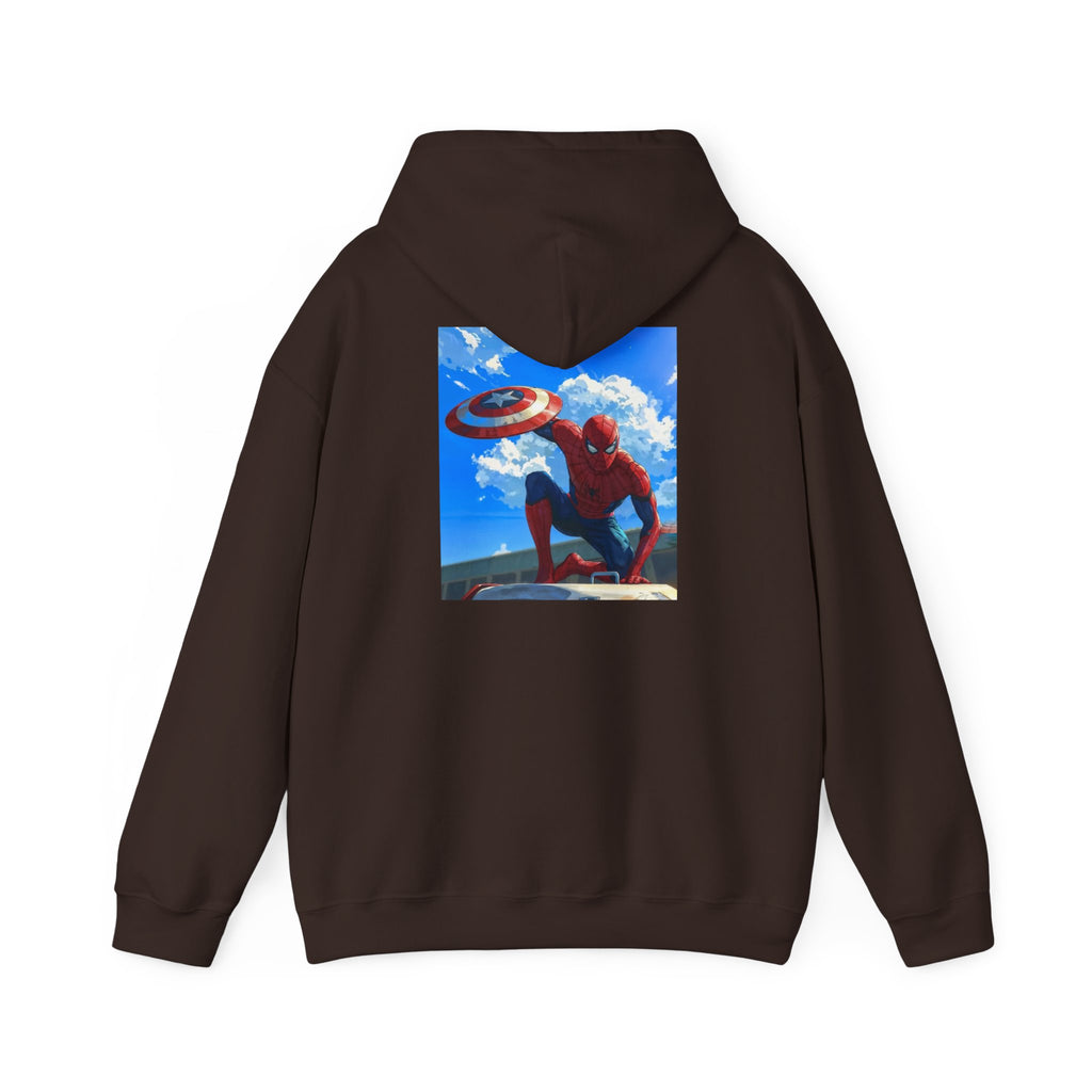 Hooded Sweatshirt - Spiderman Design
