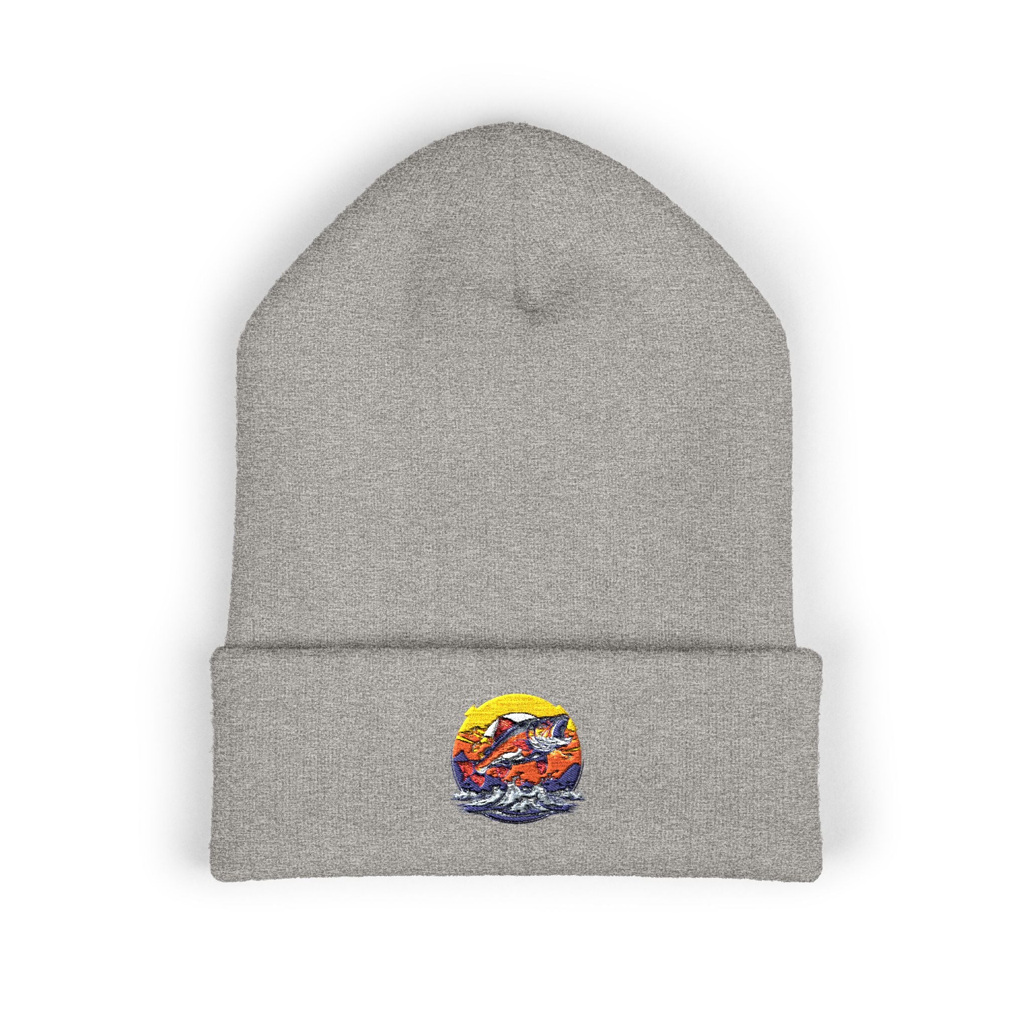 Embroidered Fishing Beanie, Fisherman Gift, Outdoor Apparel, Fishing Gear, Angler Hat, Fishing Lure Beanie