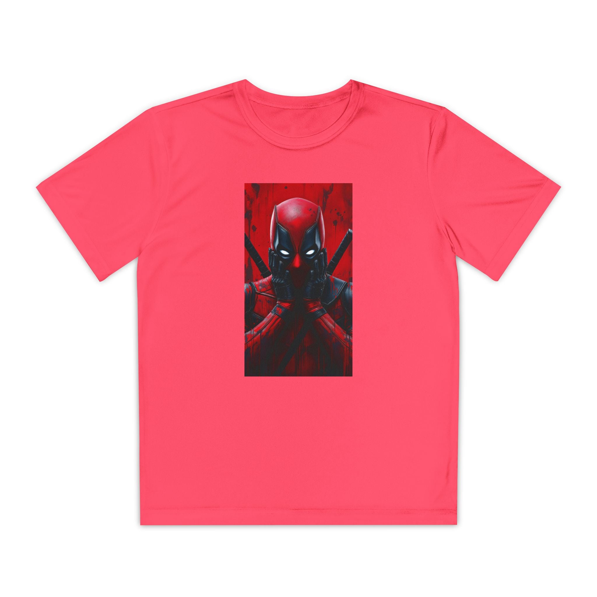Deadpool Superhero Marvel Patriotic, Kids Graphic T-Shirt, Boys Hero Top, Girls Comic Book Clothing, Birthday