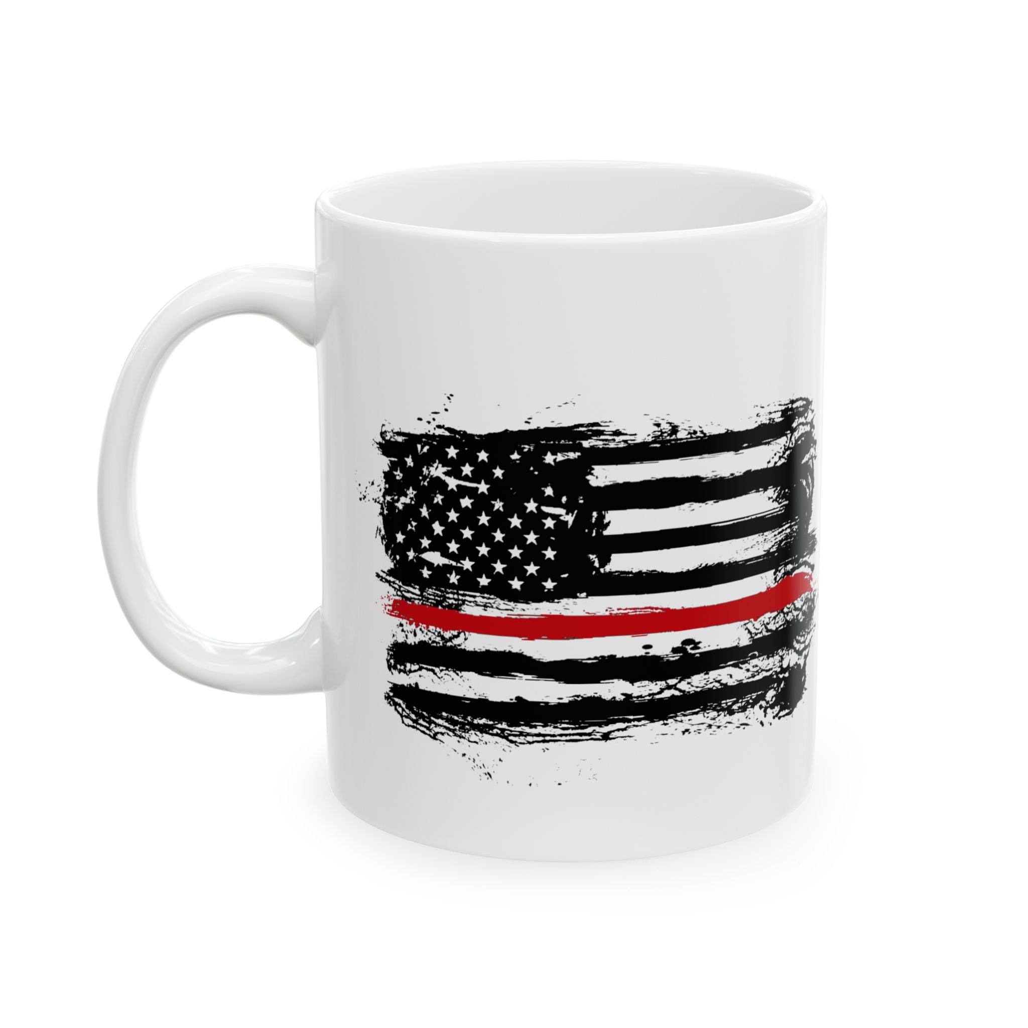 Thin Red Line Flag Patriotic Coffee  & Tea Mug