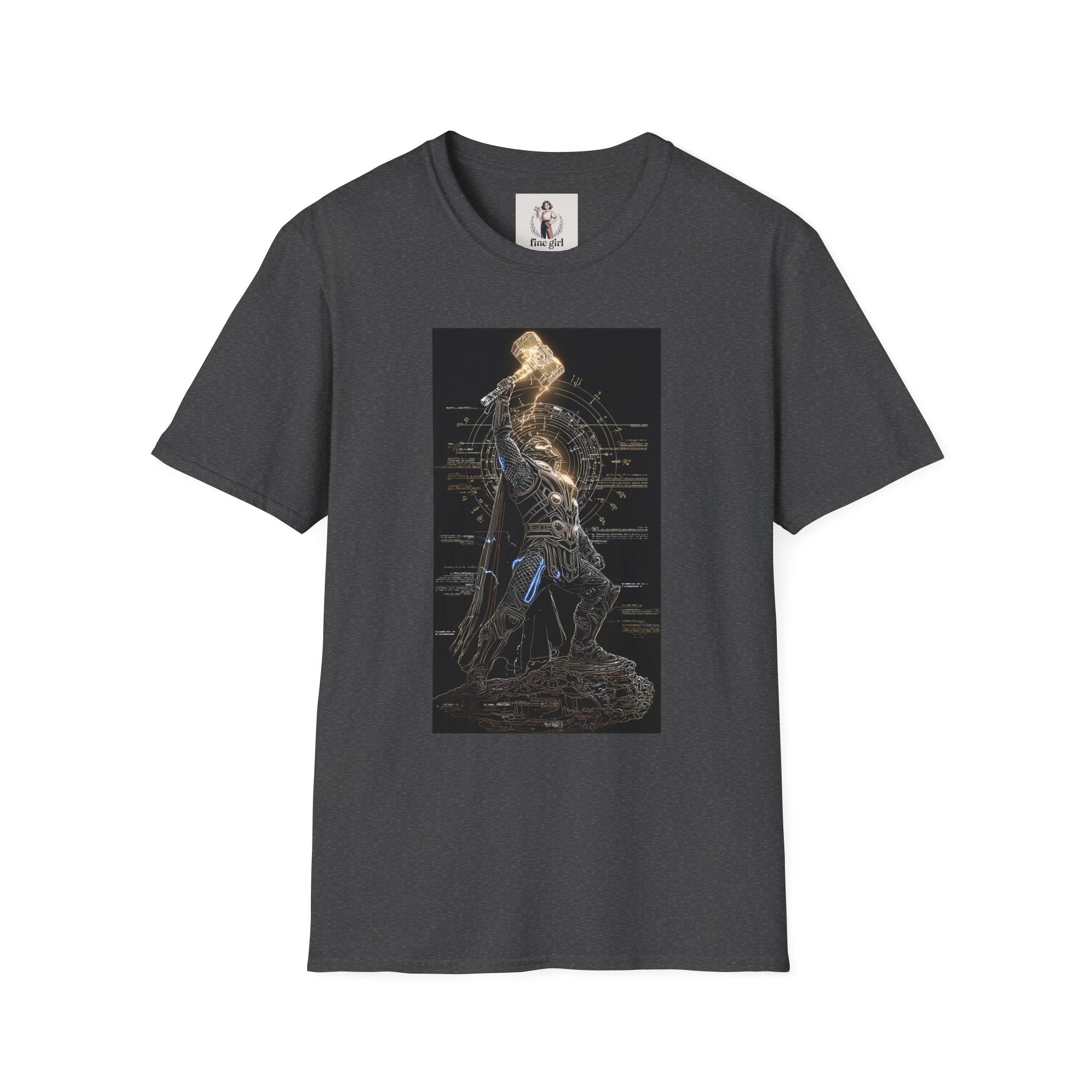 Thor Superhero Marvel Unisex Softstyle T-Shirt, Comic Book Tee, Geeky Clothing, Cosplay Costume Top