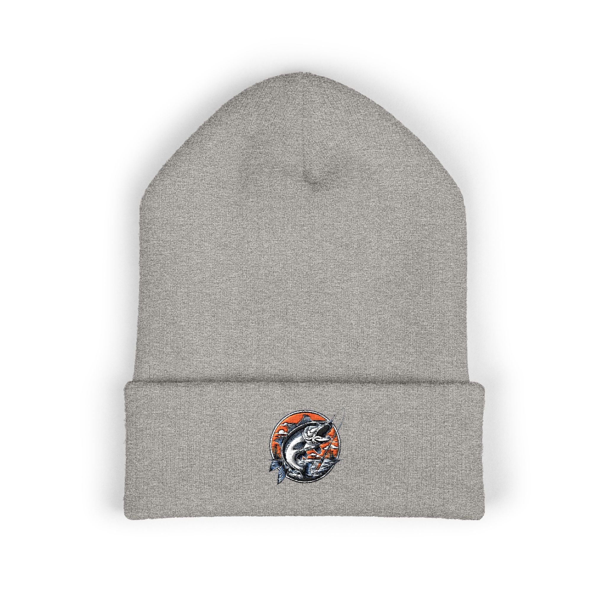 Embroidered Fishing Beanie, Fisherman Gift, Outdoor Apparel, Fishing Gear, Angler Hat, Fishing Lure Beanie