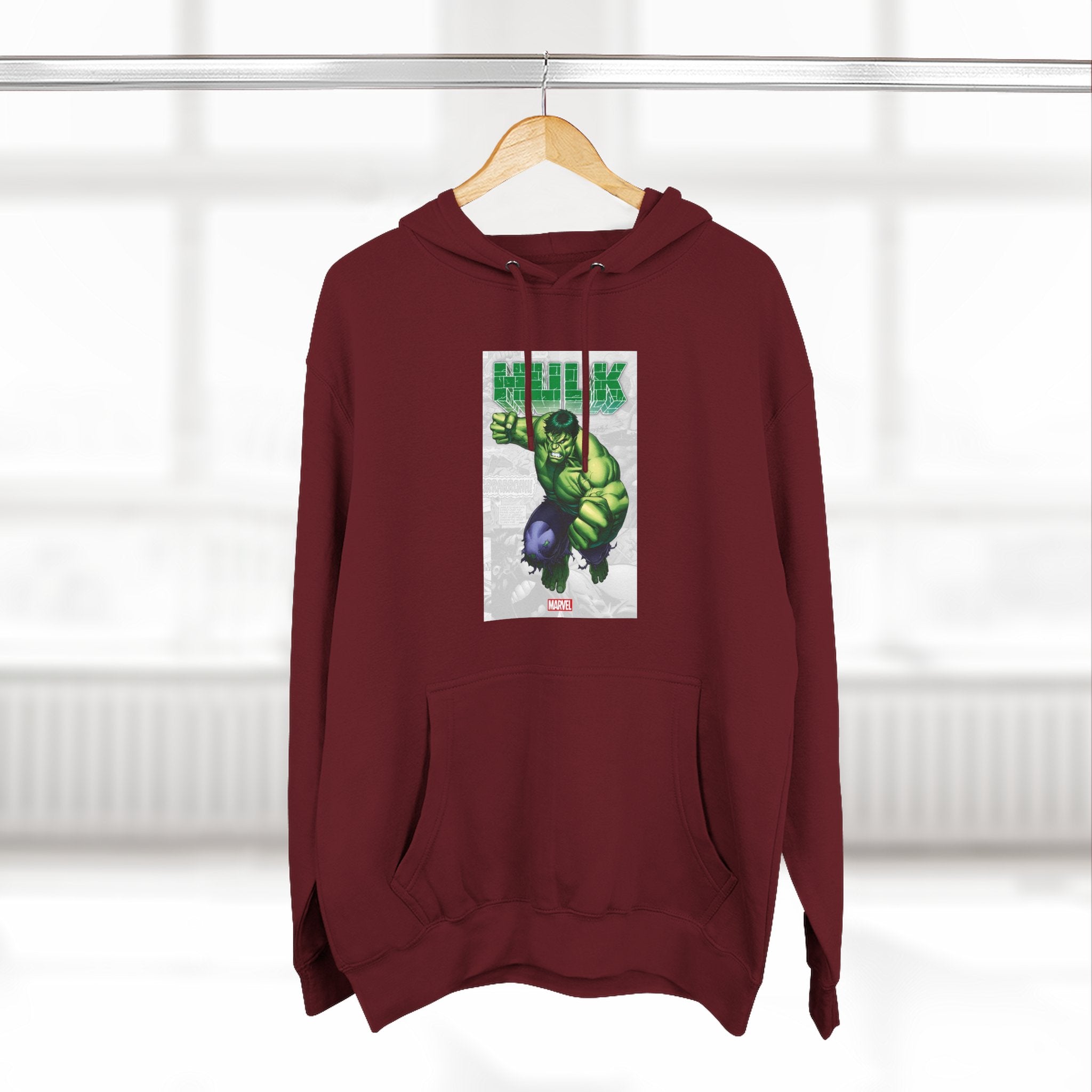 The Incredible Hulk Three-Panel Fleece Hoodie