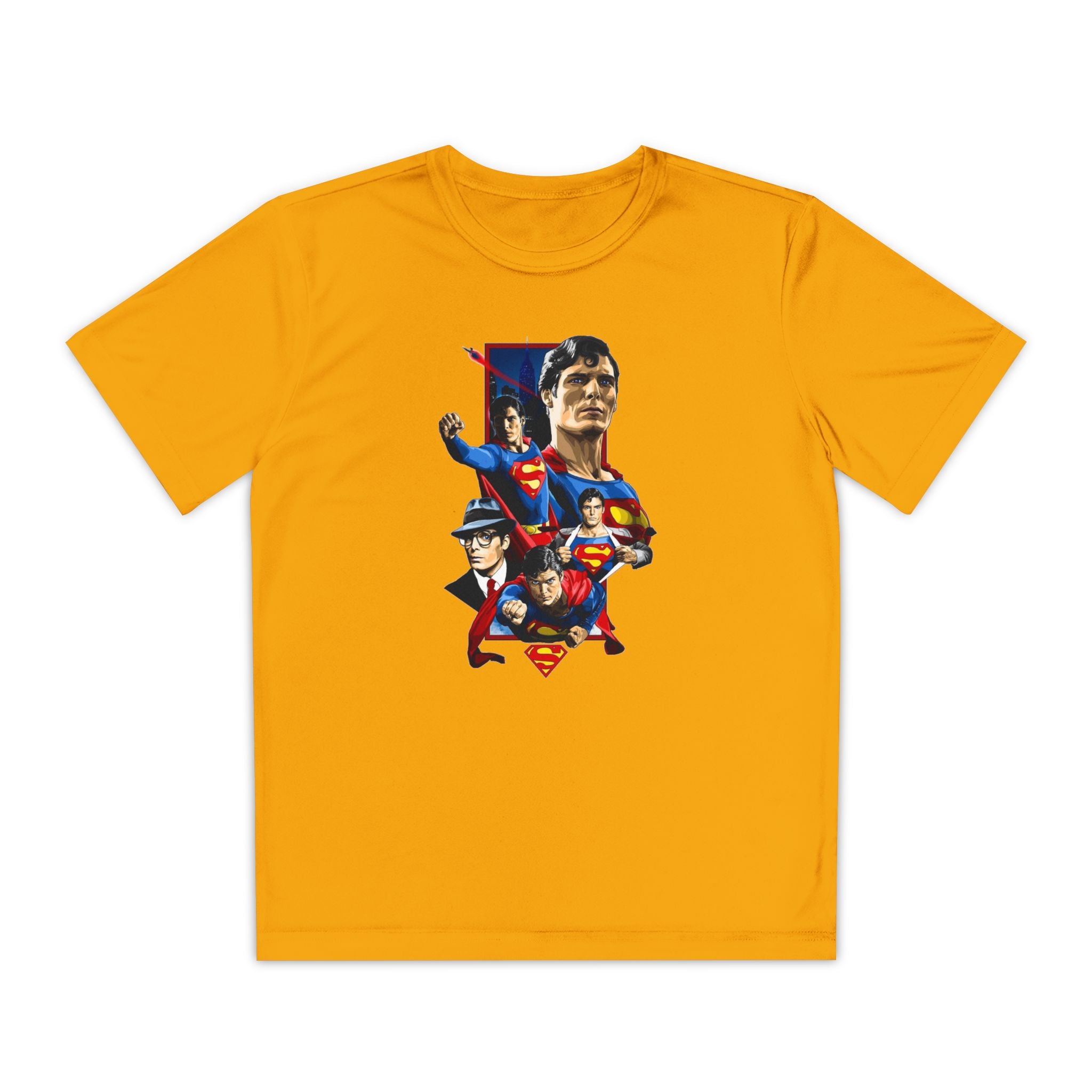 Superman Youth T-Shirt Sports Graphic Tee, Cool Athletic Shirt for Kids, Perfect for Sports Events, Team Spirit