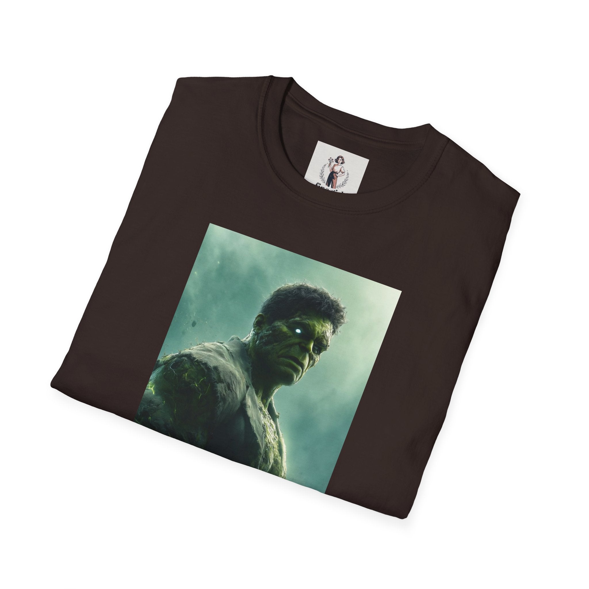 The Incredible Hulk Superhero Marvel Unisex Softstyle T-Shirt, Comic Book Tee, Geeky Clothing, Cosplay Costume Top