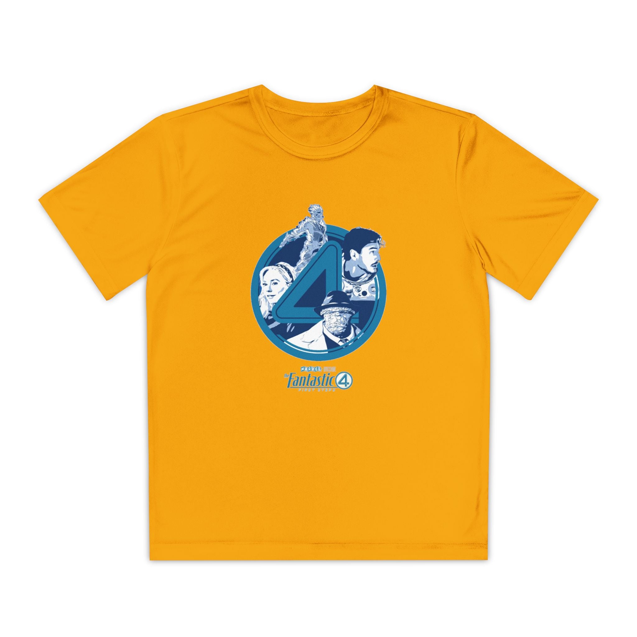 Fantastic 4 Youth T-Shirt Sports Graphic Tee, Cool Athletic Shirt for Kids, Perfect for Sports Events, Team Spirit