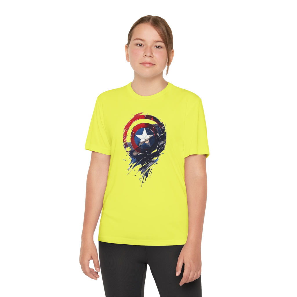 Advengers Youth T-Shirt Sports Graphic Tee, Cool Athletic Shirt for Kids