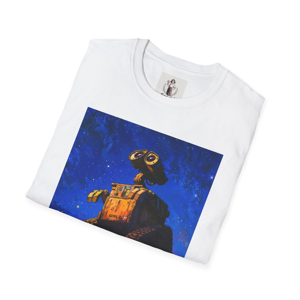 Wall-E Pixar Animation Unisex T-Shirt, Walt Disney Tee, Movie Lover Gift, Graphic Novelty Shirt, Cartoon Character Apparel