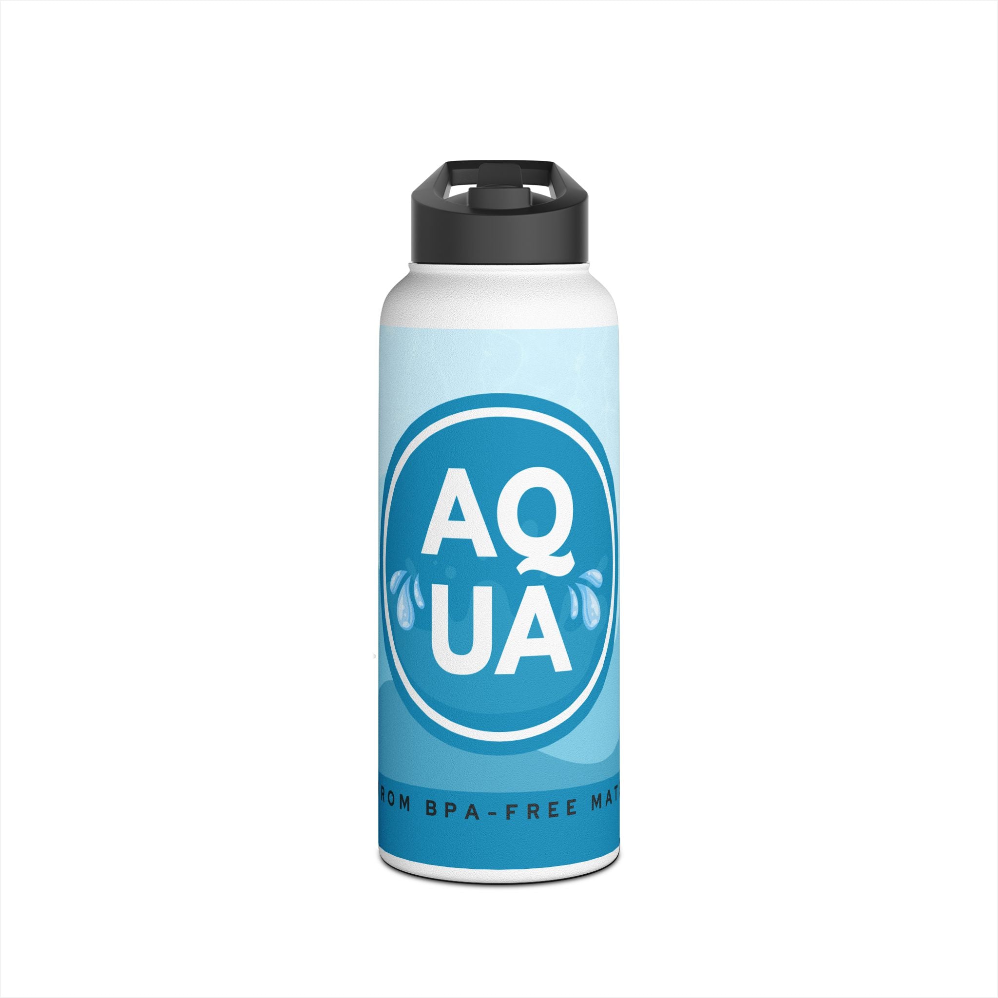 Aqua Stainless Steel Water Bottle, Eco-Friendly Hydration for Travel, Sports, Yoga, Gifts, Outdoor Adventures