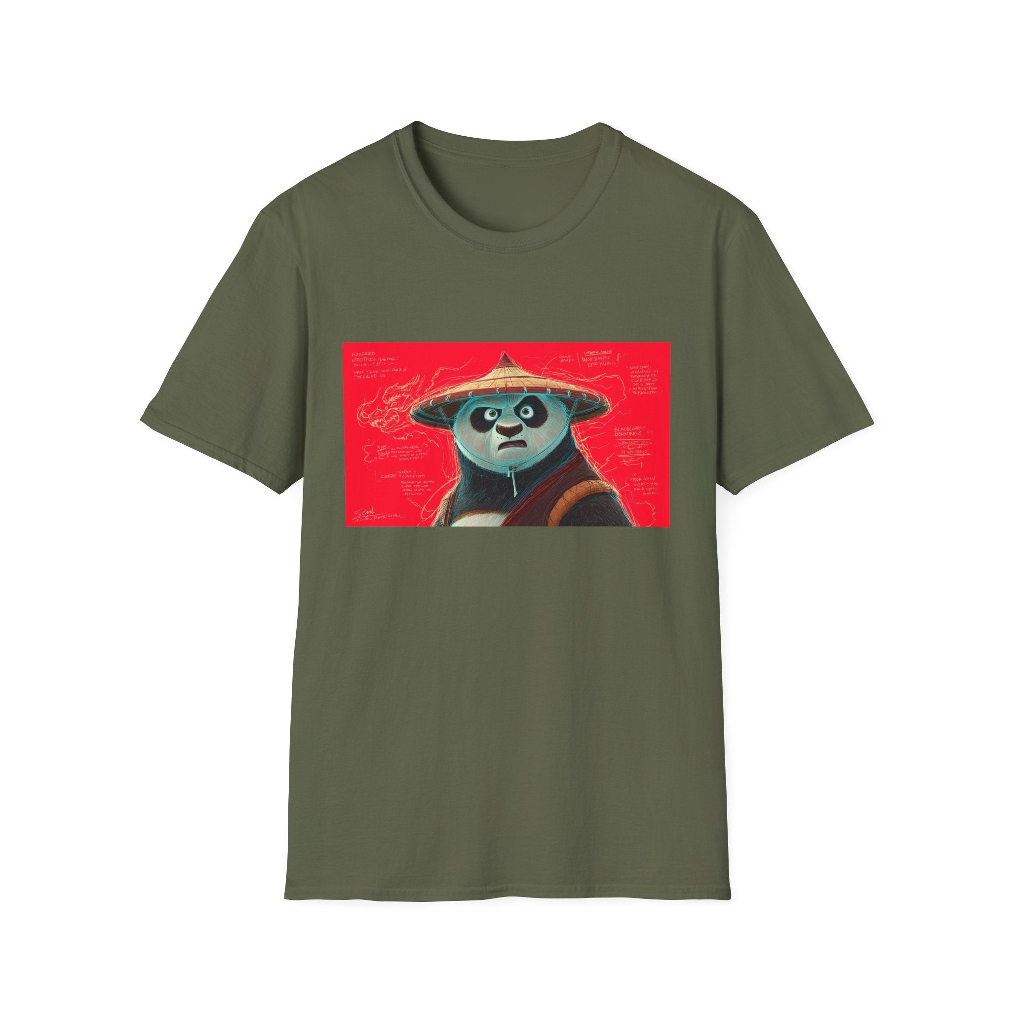 Kung Fu Panda Unisex Softstyle T-Shirt, DreamWorks Animation Youth Competitor Tee, Graphic Tee, Movie Fan Gift, Cult Classic Shirt, Comfy