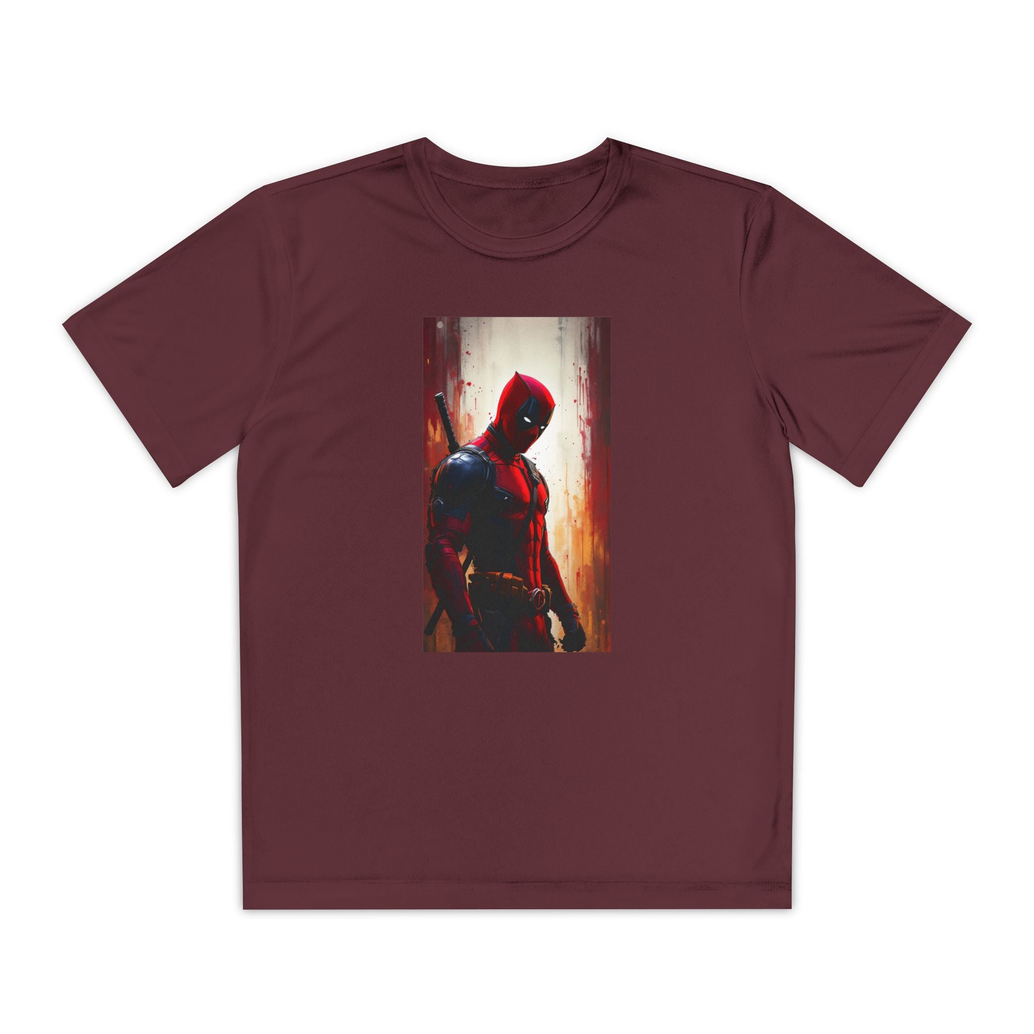 Deadpool Superhero Marvel Patriotic, Kids Graphic T-Shirt, Boys Hero Top, Girls Comic Book Clothing, Birthday