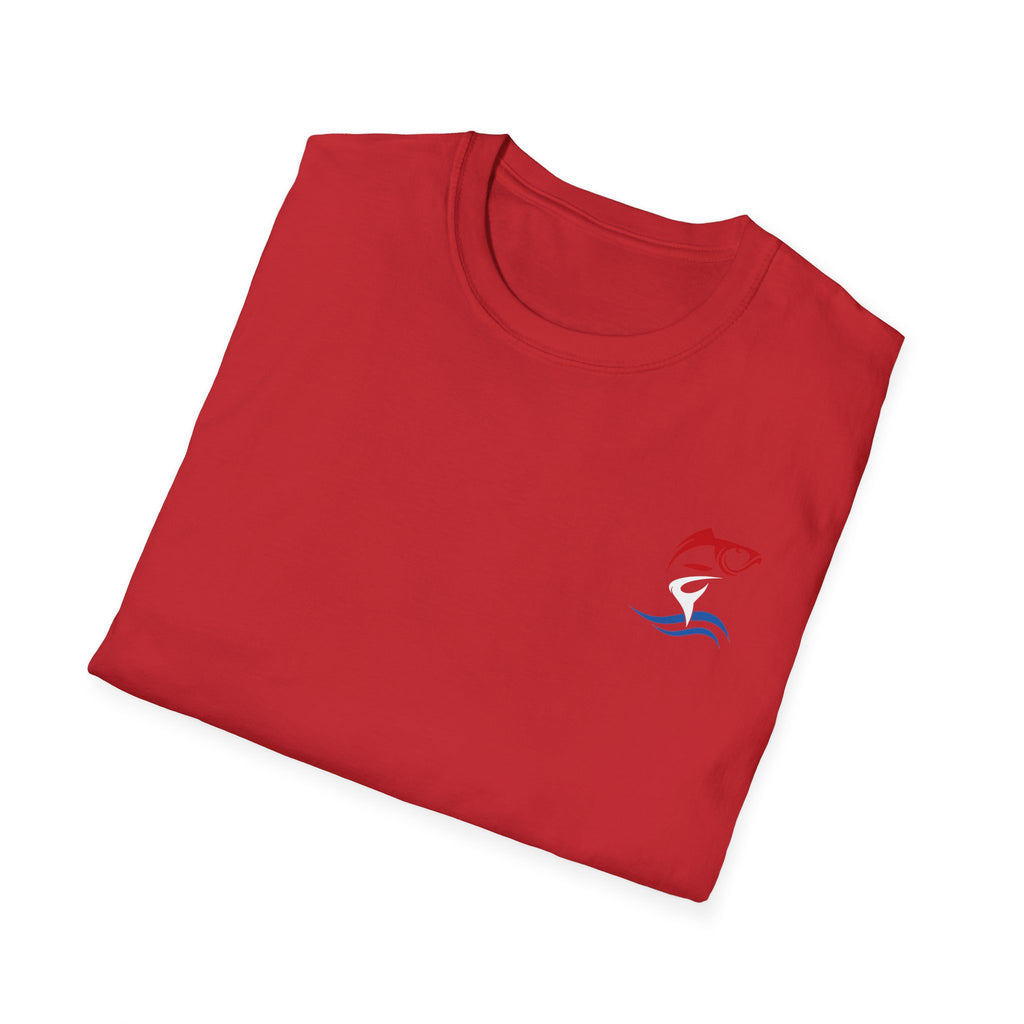 Patriotic Fishing Tshirt, American Flag Tee, 4th of July Shirt, USA Independence Day Top, Patriotic Graphic Tee, Unisex Patriotic