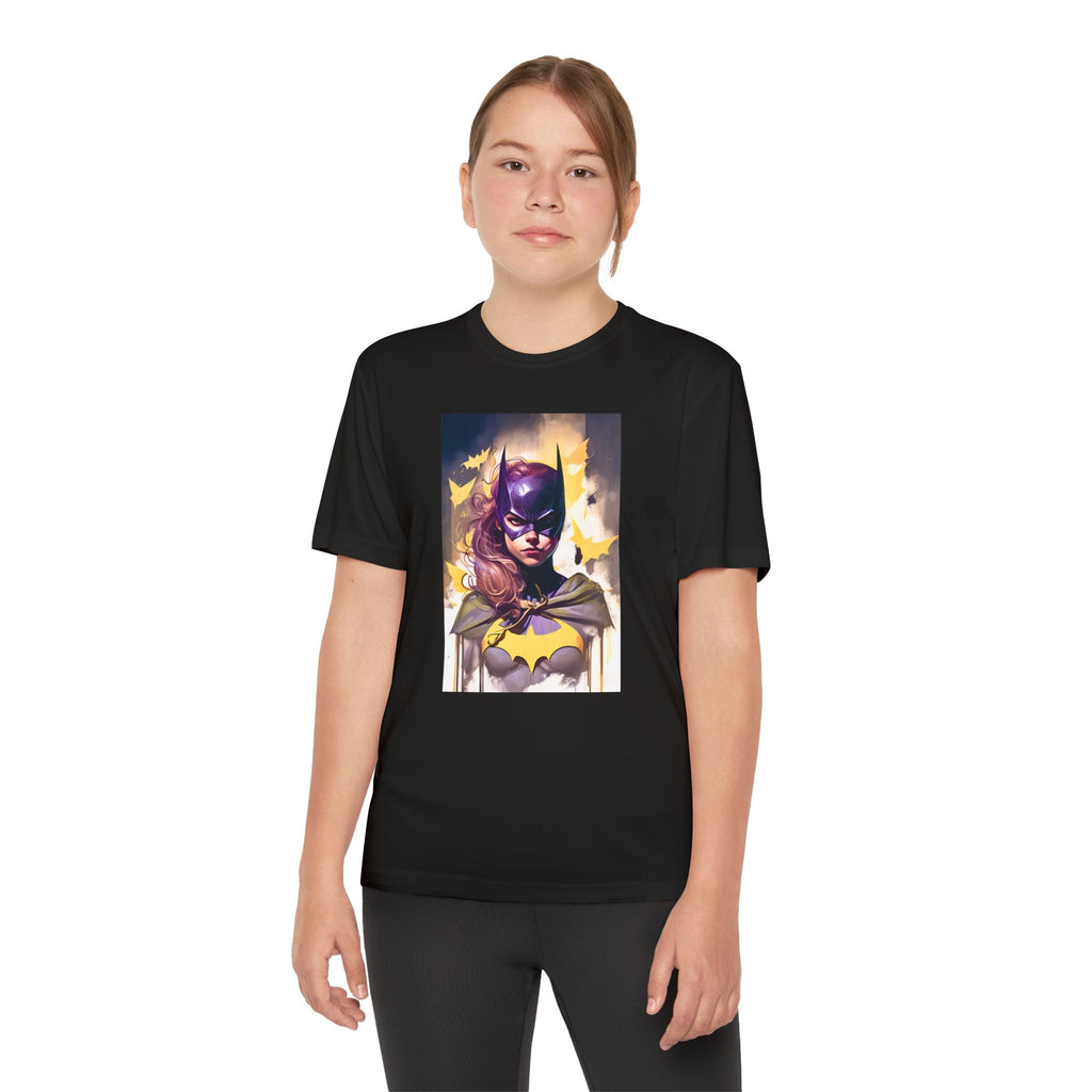 Superhero Youth T-Shirt Sports Graphic Tee, Cool Athletic Shirt for Kids