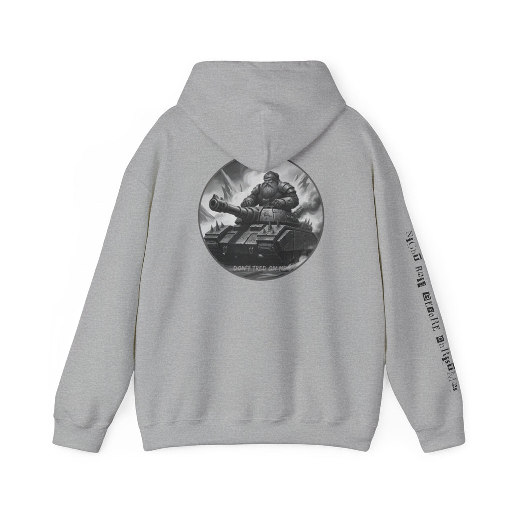 Santa Claus On A Tank Christmas Patriotic Hoodie Rebel Spirit Unisex Hoodie