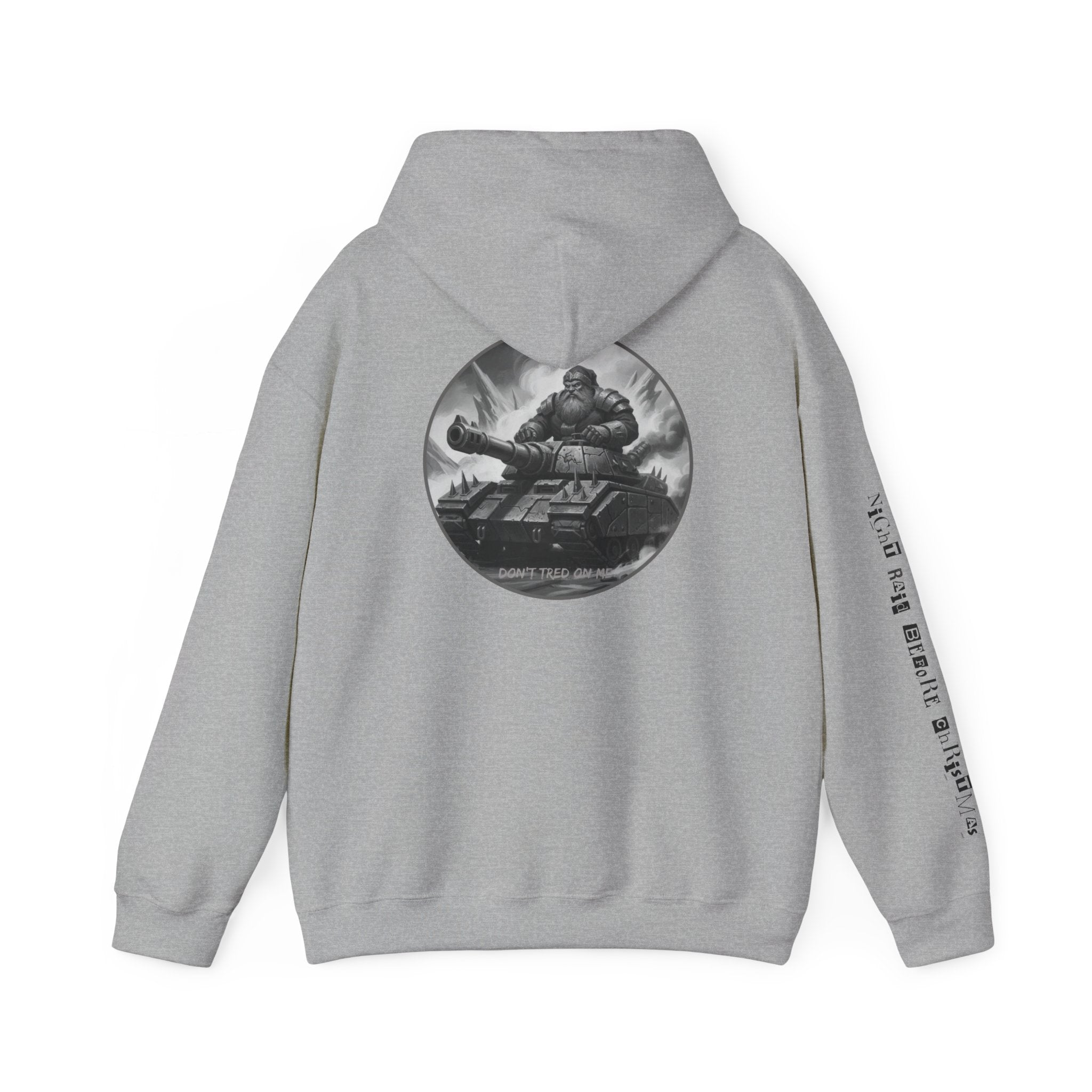 Santa Claus On A Tank Christmas Patriotic Hoodie Rebel Spirit Unisex Hoodie