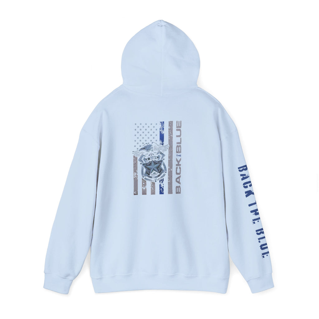 Patriotic Hoodie - Thin Blue Line Unisex Blend