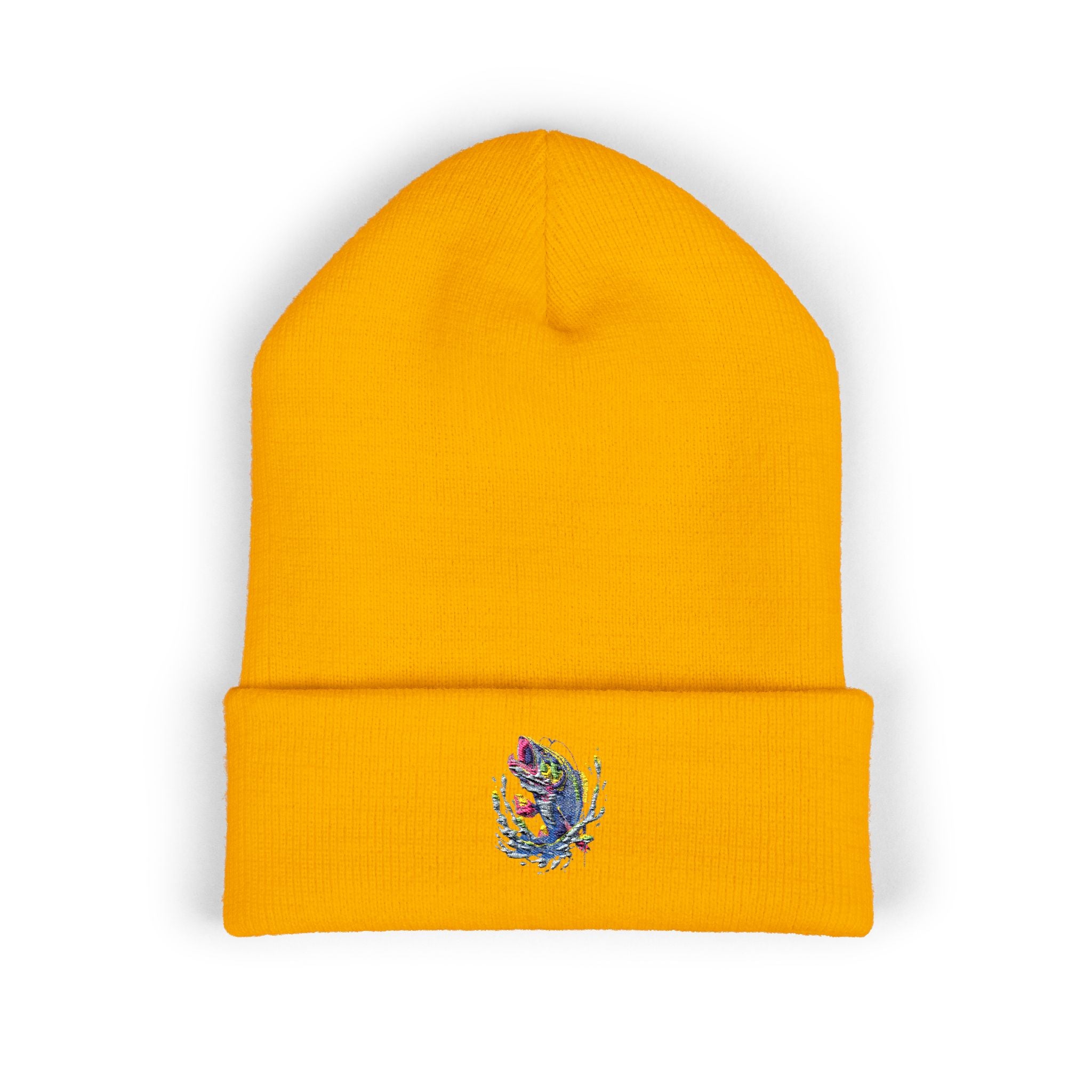 Embroidered Fishing Beanie, Fisherman Gift, Outdoor Apparel, Angler Hat, Fishing Enthusiast, Fishing Lover Gift