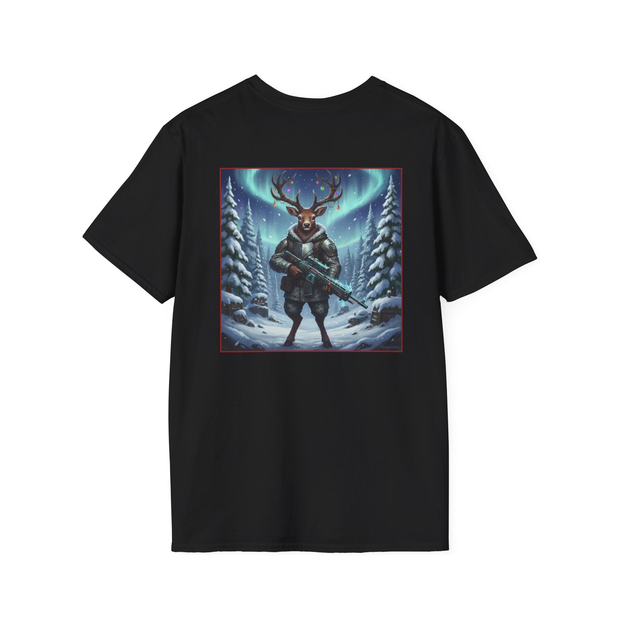 Yule Guard Patriotic Christmas Holiday ~ Unisex Softstyle T-Shirt