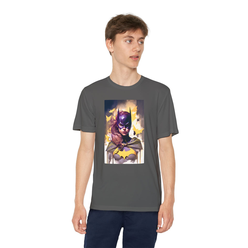 Superhero Youth T-Shirt Sports Graphic Tee, Cool Athletic Shirt for Kids