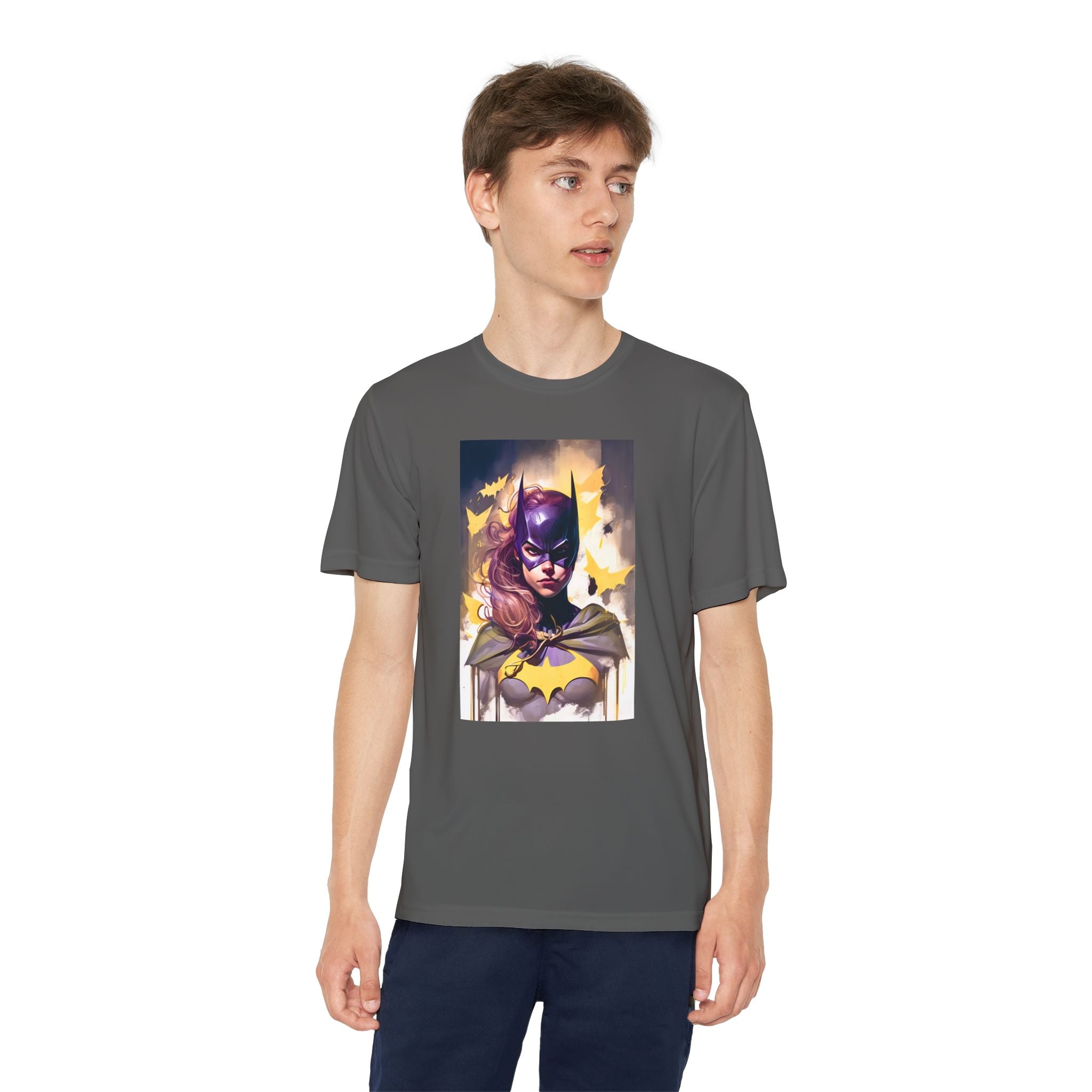 Superhero Youth T-Shirt Sports Graphic Tee, Cool Athletic Shirt for Kids