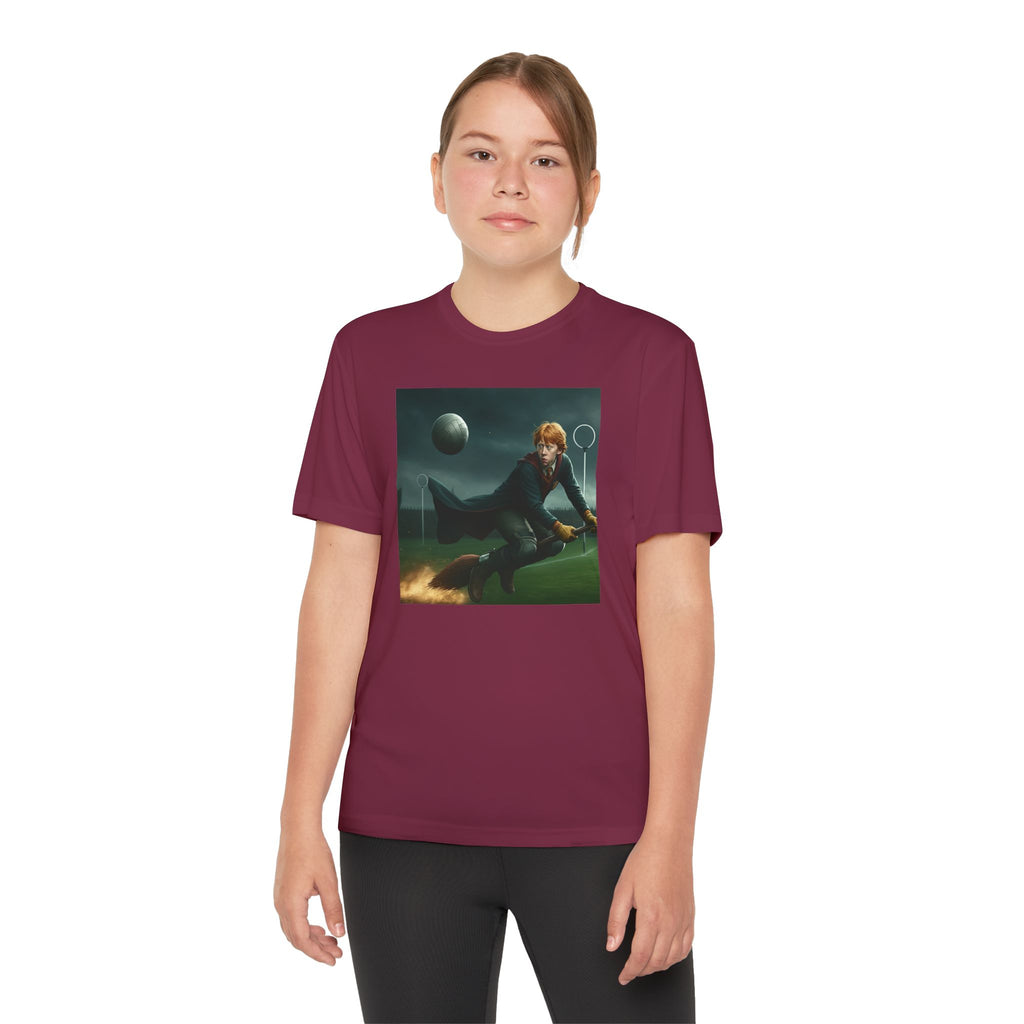 Youth Competitor Tee - Harry Potter, Wizard School Shirt, Magical Kids Top, Hogwarts Fan Gift, Sorcerer's Stone T-Shirt