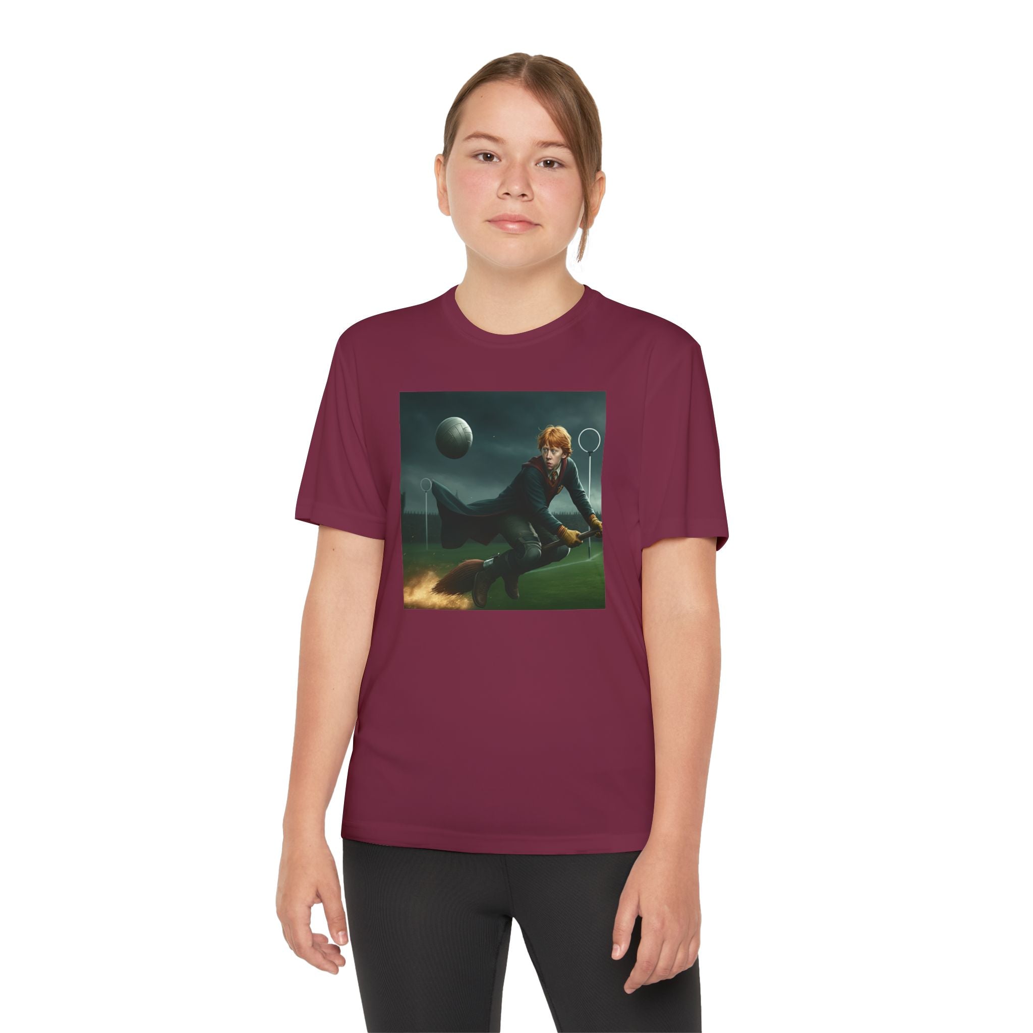 Youth Competitor Tee - Harry Potter, Wizard School Shirt, Magical Kids Top, Hogwarts Fan Gift, Sorcerer's Stone T-Shirt