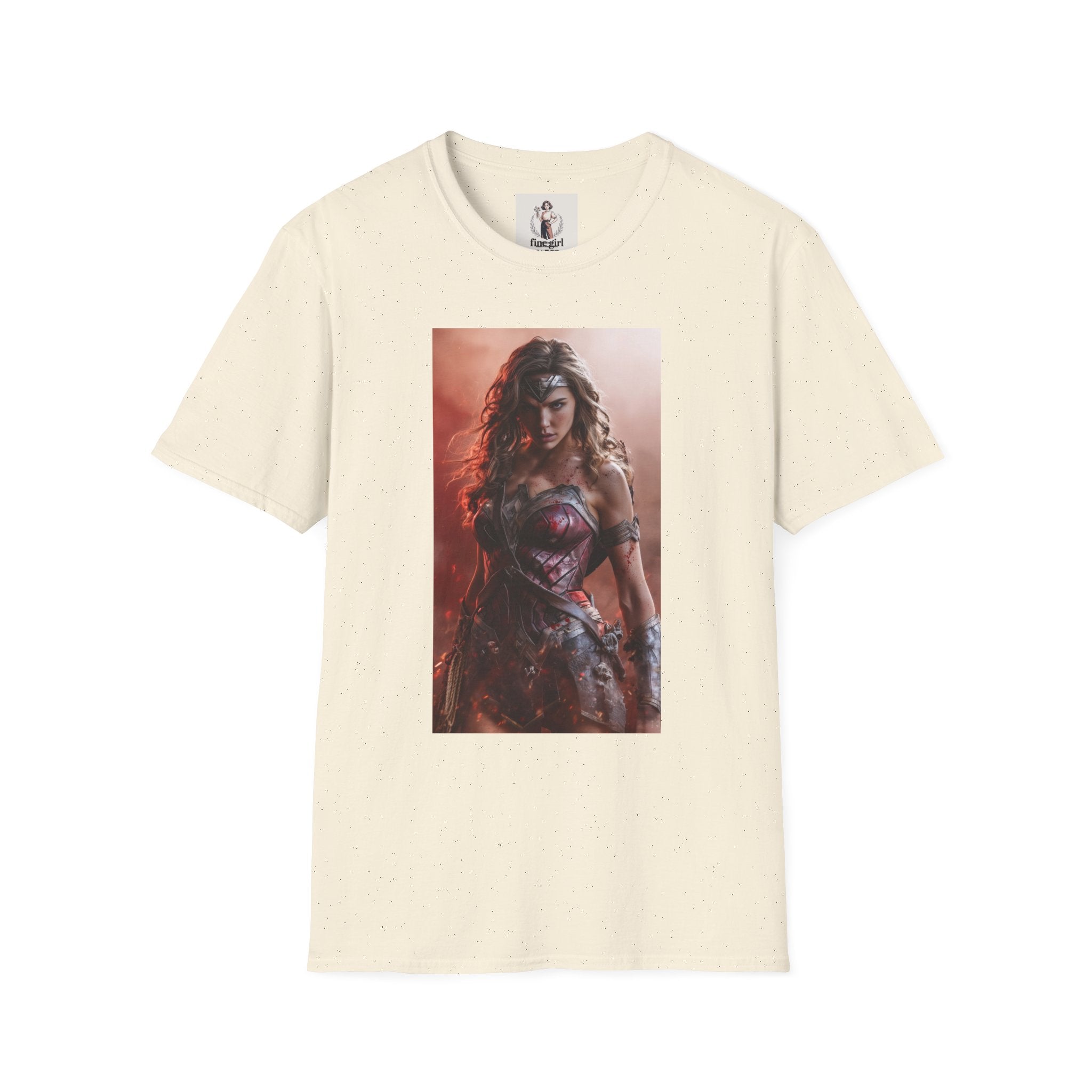 Wonder Woman Marvel Unisex Softstyle T-Shirt, Comic Book Tee, Geeky Clothing, Cosplay Costume Top