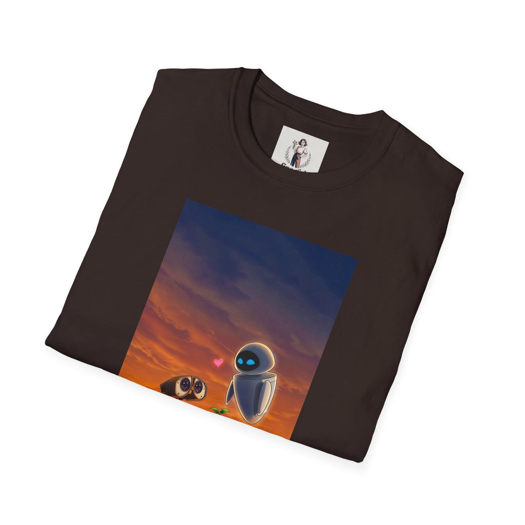 Wall-E Pixar Animation Unisex T-Shirt, Walt Disney Tee, Movie Lover Gift, Graphic Novelty Shirt, Cartoon Character Apparel