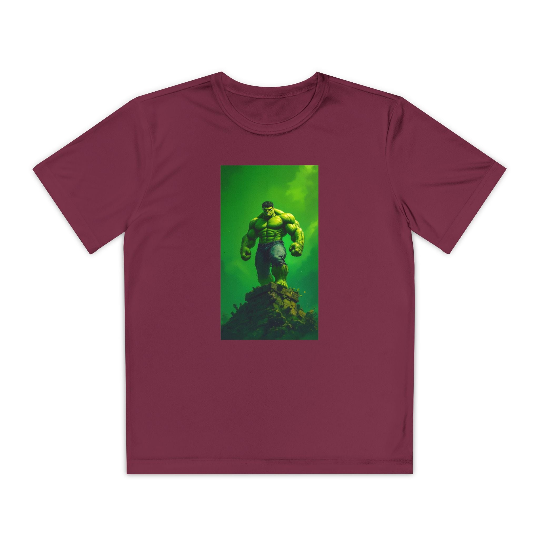 The Incredible Hulk Superhero Marvel Patriotic, Kids Graphic T-Shirt, Boys Hero Top, Girls Comic Book Clothing, Birthday