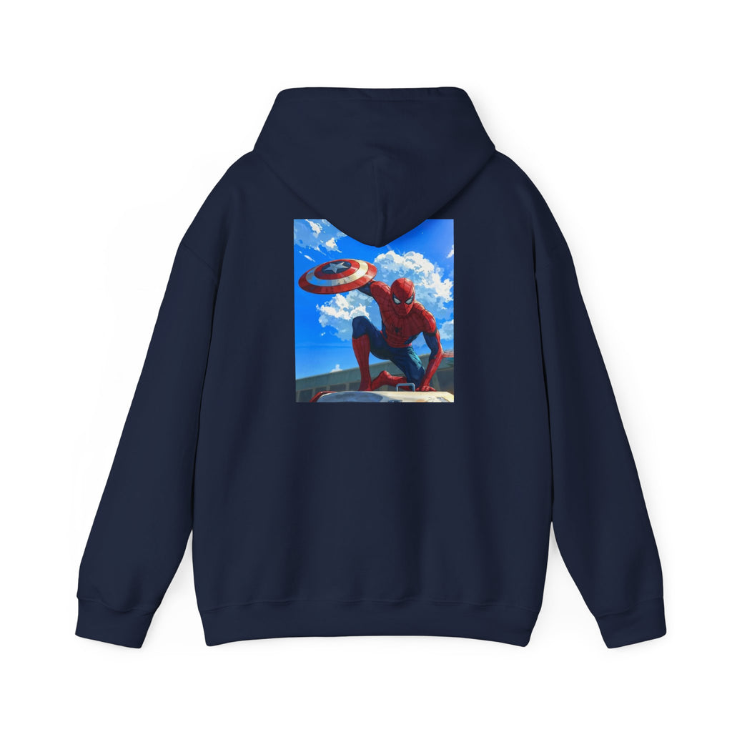 Hooded Sweatshirt - Spiderman Design