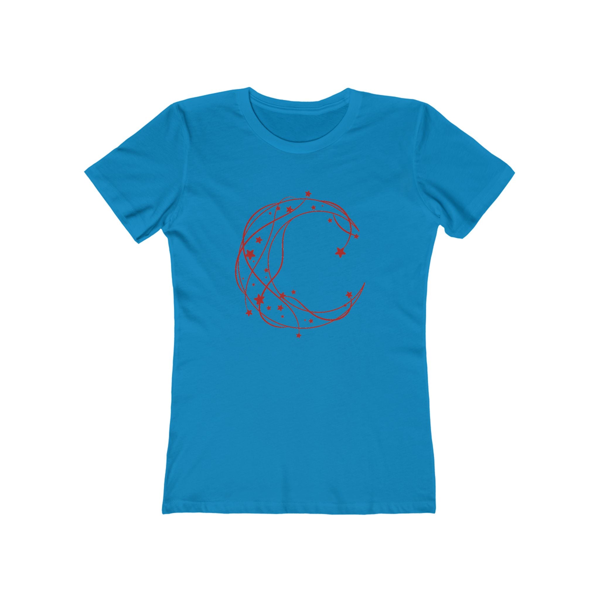 Moon Women's Tshirt, Lunar Graphic Tee, Celestial Shirt, Night Sky Top, Space Lover Gift