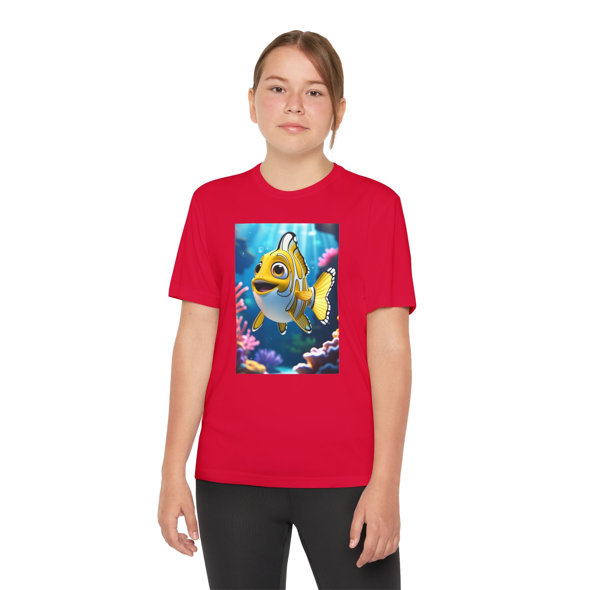 Nemo Fish Ocean Youth T-Shirt - Underwater Kids Tee, Finding Nemo Shirt, Beach Vacation Clothing, Ocean Lover Gift, Fish Theme Top