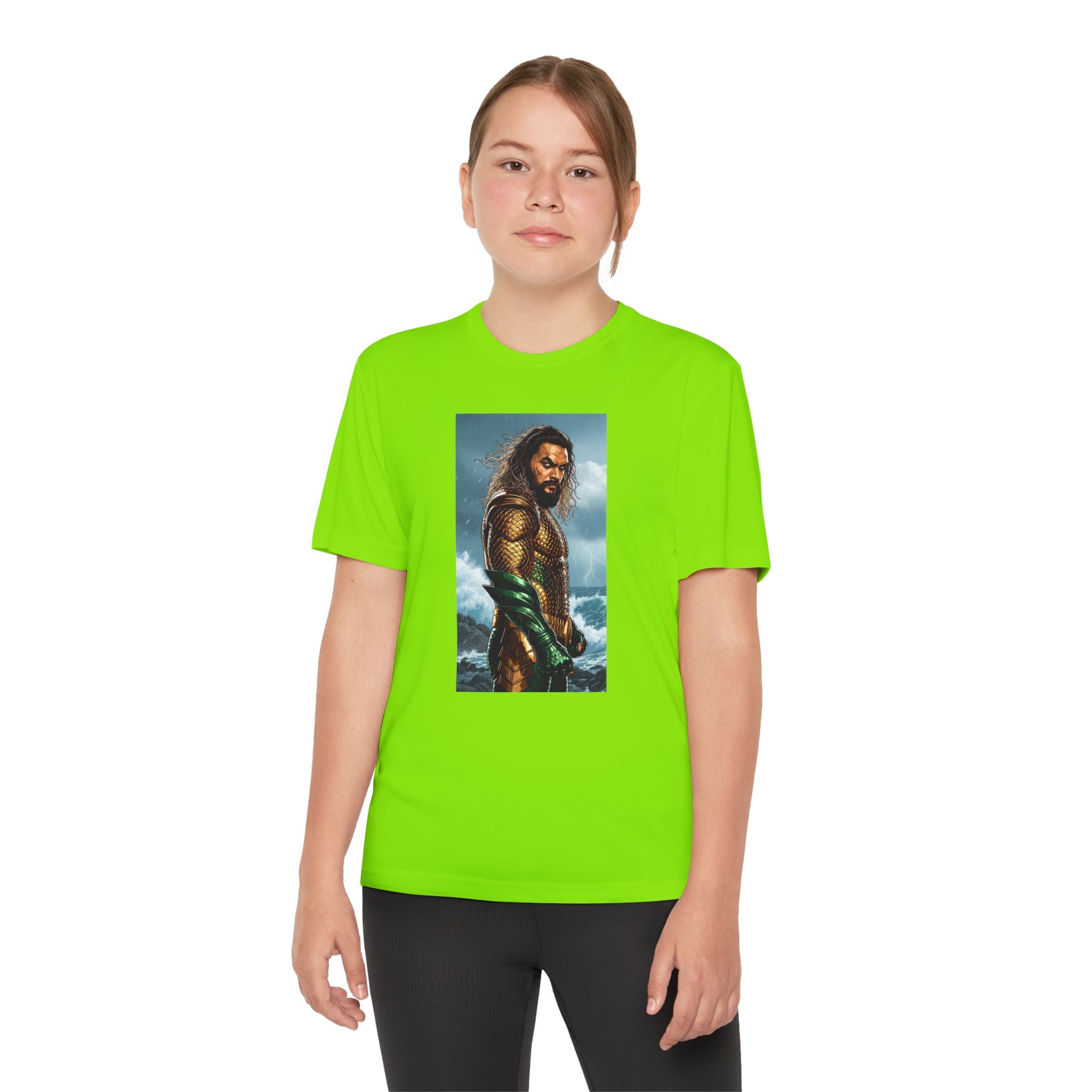 Aquaman Superhero Youth Tee, Kids Superhero Shirt, Child Aquaman T-shirt, Comic Book Tee, Superhero Fan Gift