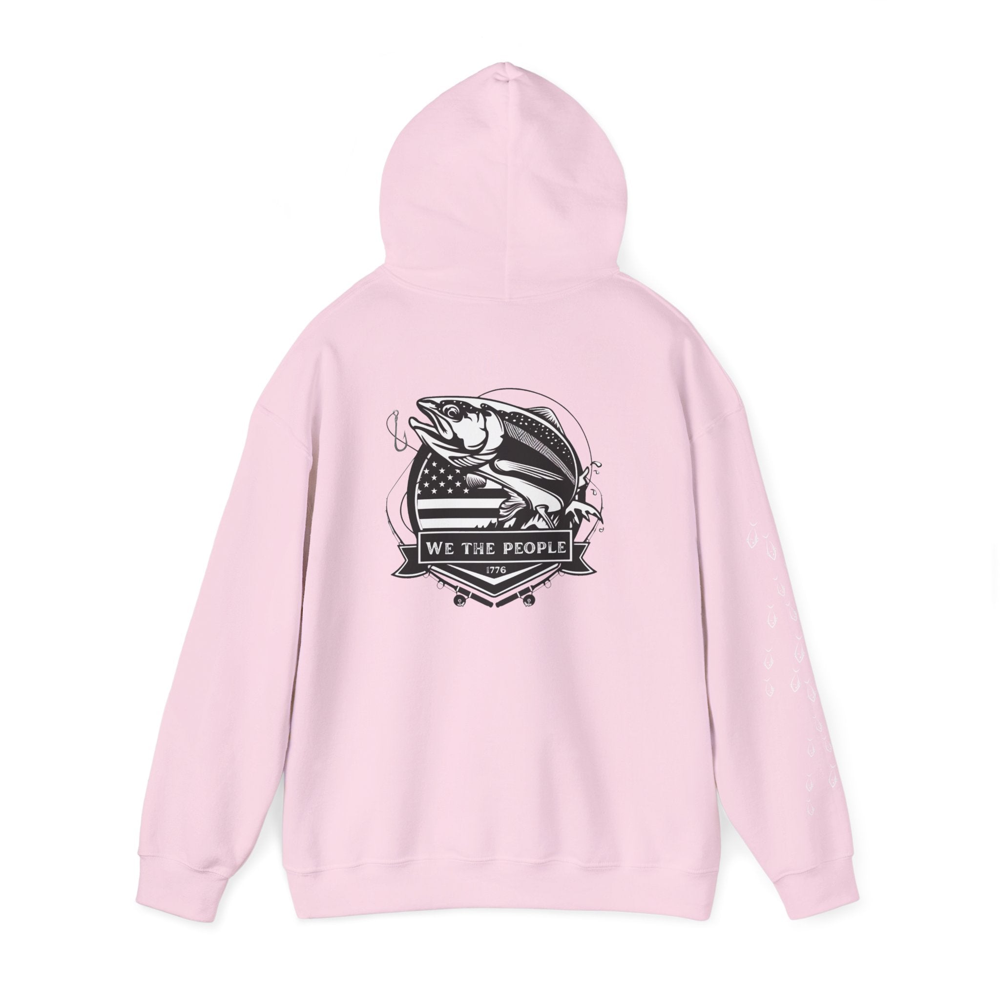 Fishing Patriotic Hoodie | Fishing Flag Hoodie, American Fishing Sweatshirt