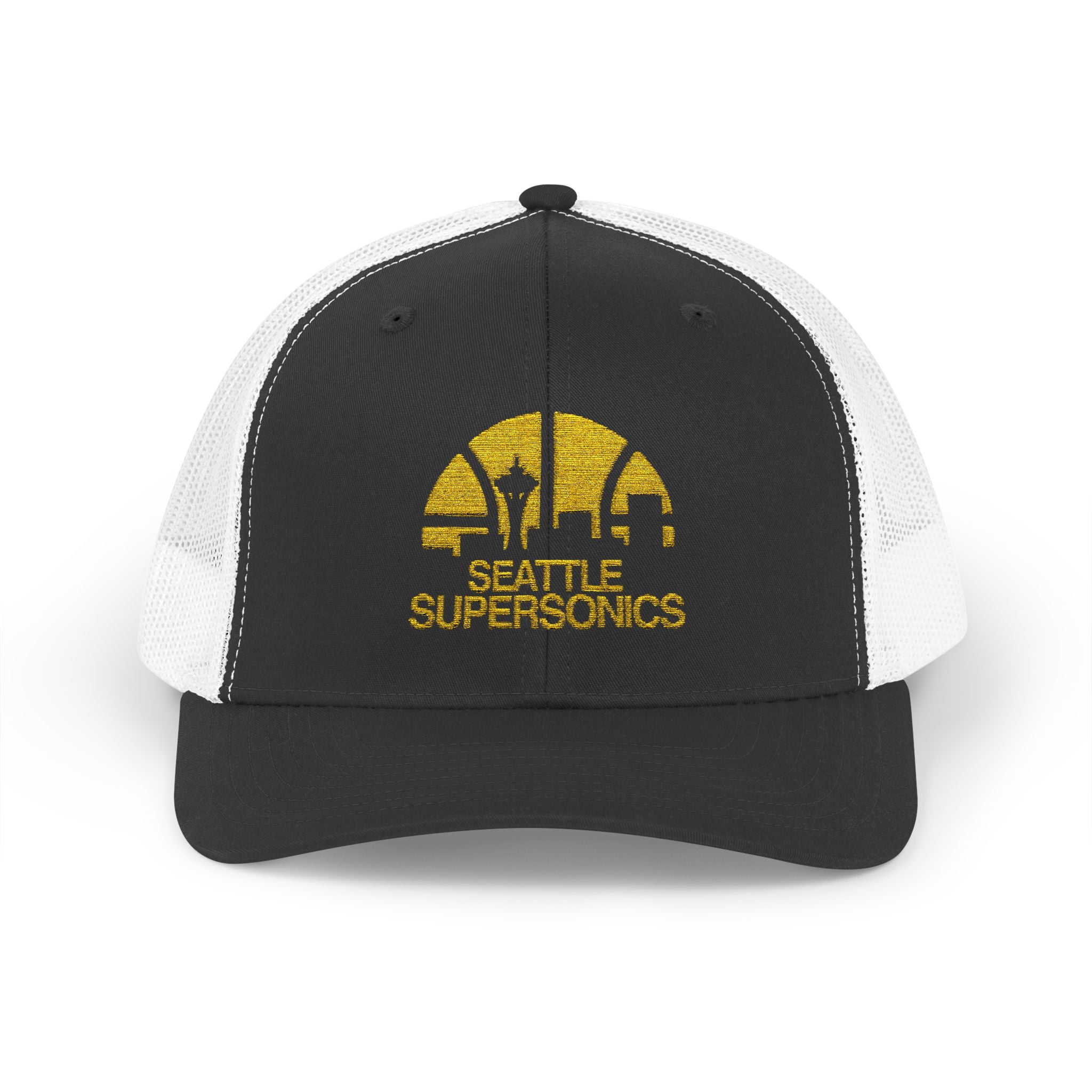 The Seattle SuperSonics Snapback Trucker Cap, American Flag Hat, Outdoor Cap, Casual Wear, Gift for Dad, 4th of July Apparel