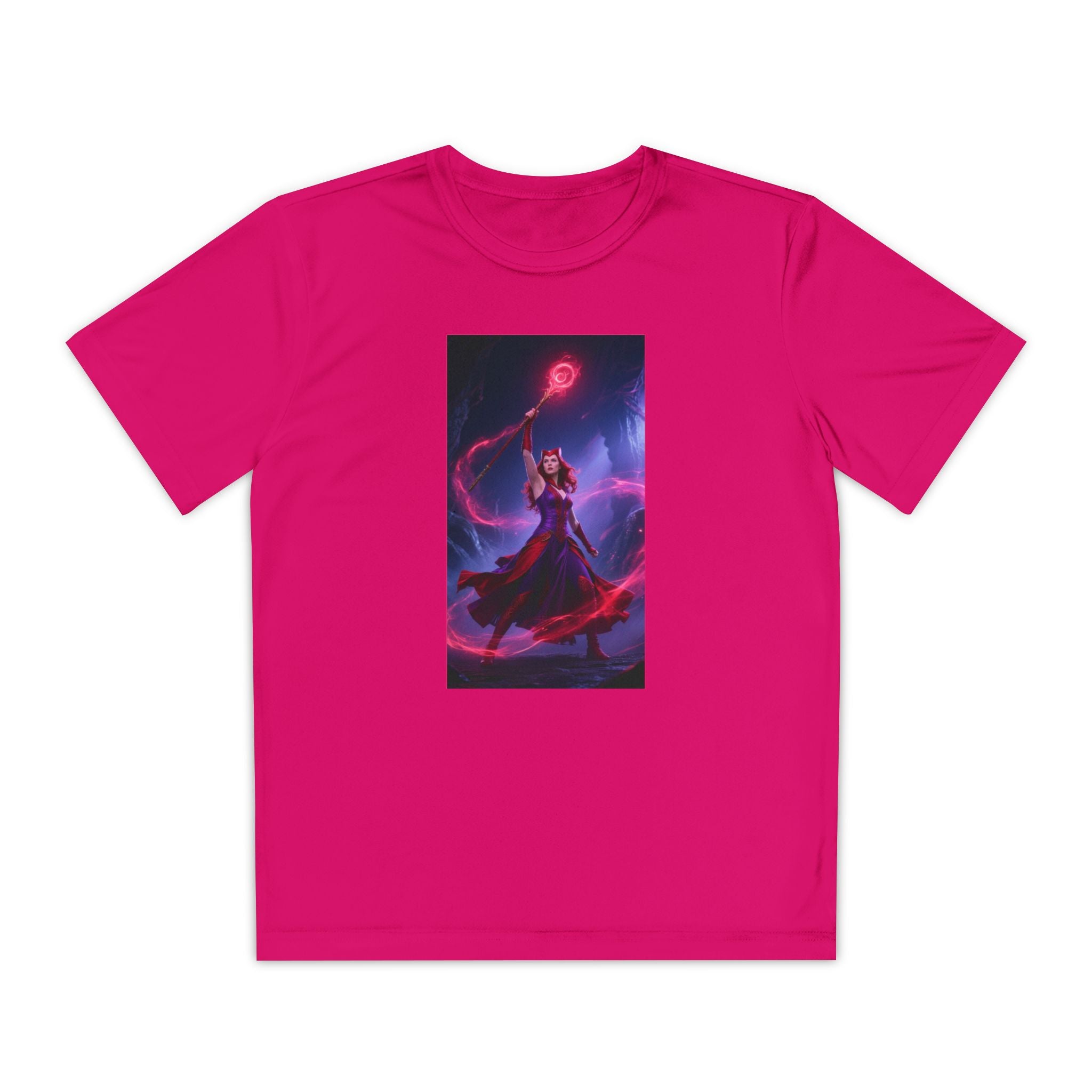 Superhero Youth T-Shirt Sports Graphic Tee, Cool Athletic Shirt for Kids