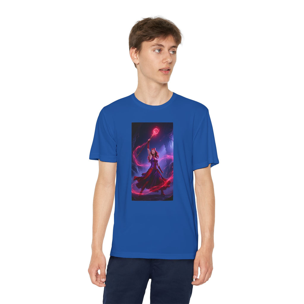 Superhero Youth T-Shirt Sports Graphic Tee, Cool Athletic Shirt for Kids
