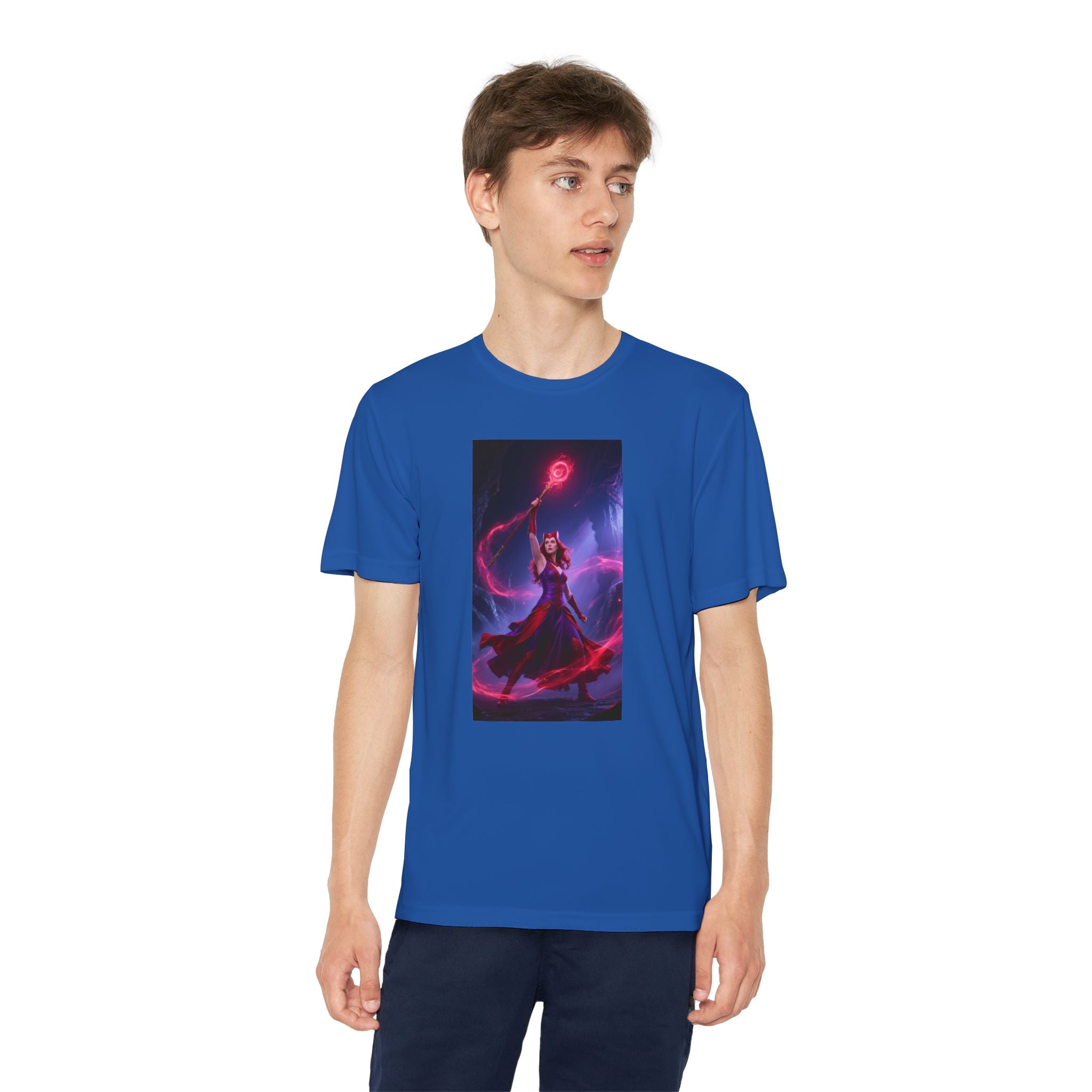 Superhero Youth T-Shirt Sports Graphic Tee, Cool Athletic Shirt for Kids