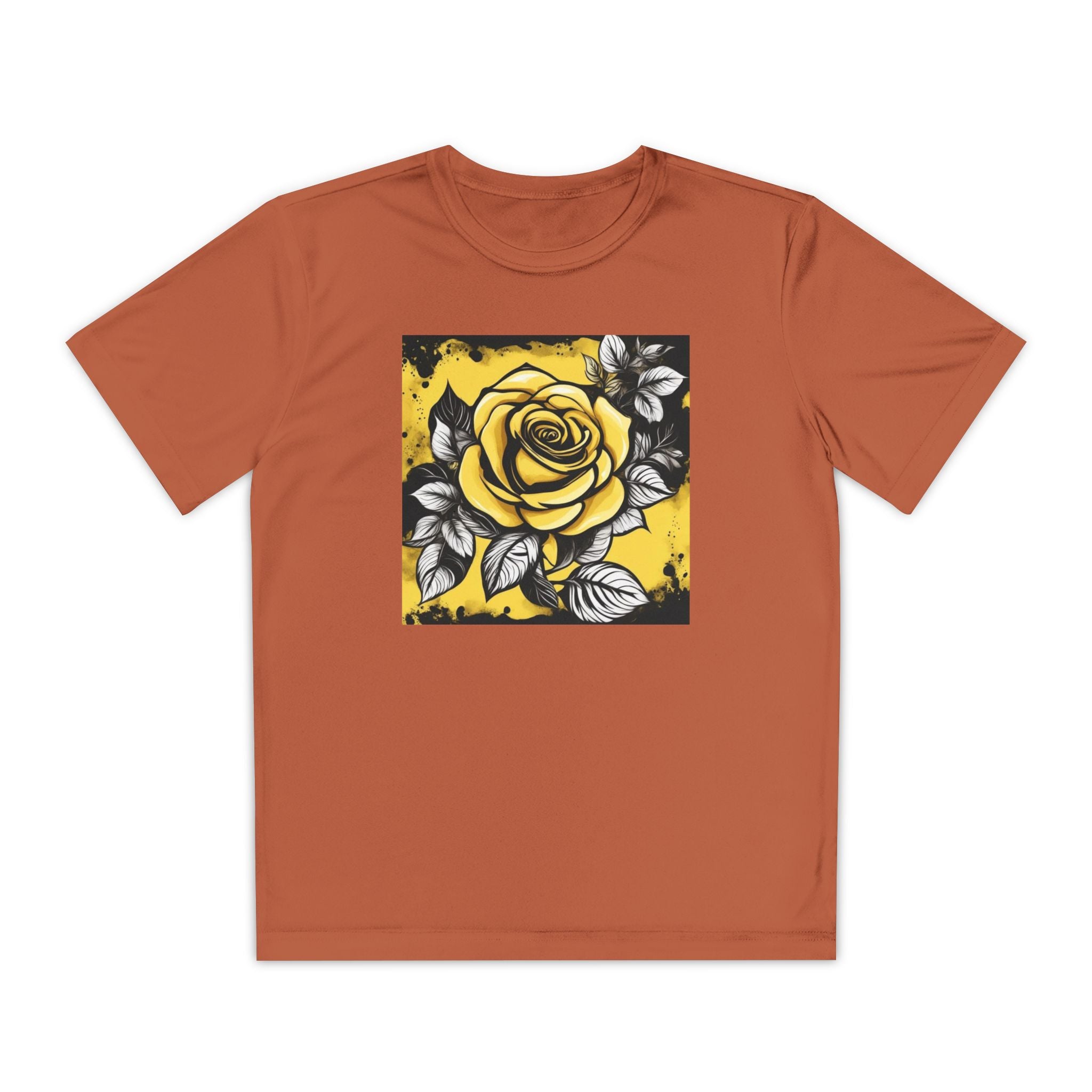 Flower Youth Tshirt, Girls Floral Tee, Kids Spring Shirt, Children's Botanical Top, Teen Blossom T-Shirt