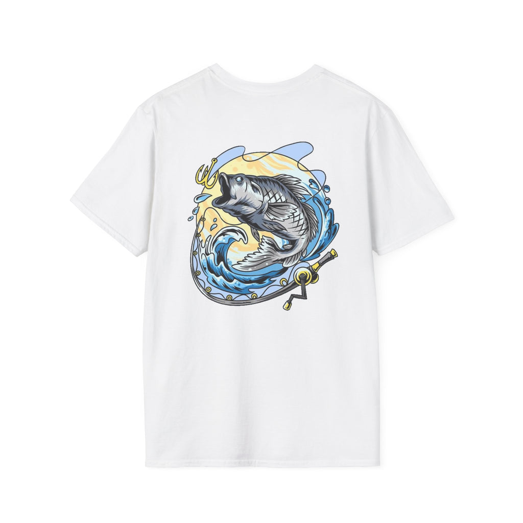 Patriotic Fishing Tshirt, American Flag Tee, 4th of July Shirt, USA Independence Day Top, Patriotic Graphic Tee, Unisex Patriotic