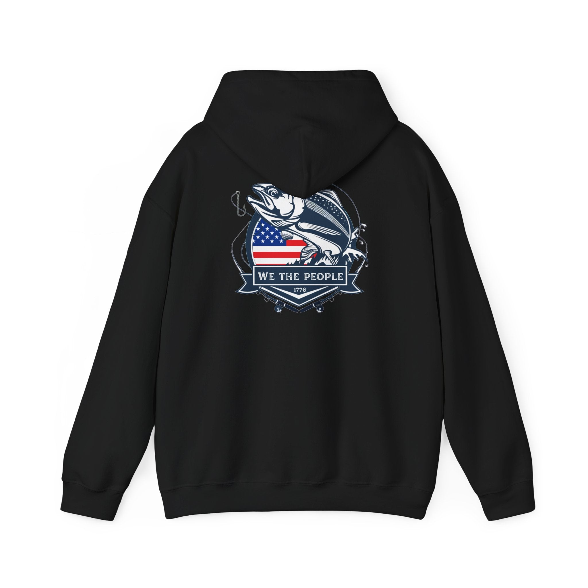 Fishing Patriotic Vintage American Flag Design, Casual Wear, Sports, Gift for Holidays, Comfort for All Occasions