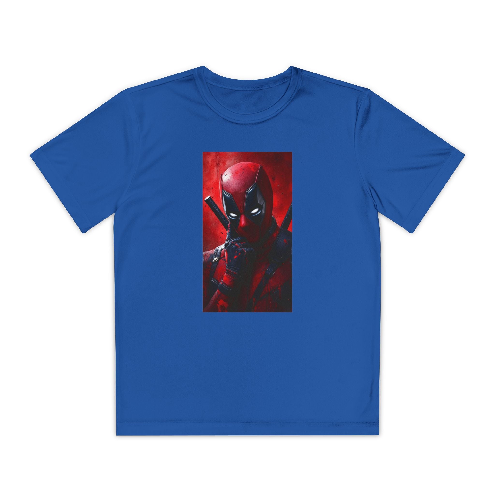Deadpool Superhero Marvel Patriotic, Kids Graphic T-Shirt, Boys Hero Top, Girls Comic Book Clothing, Birthday