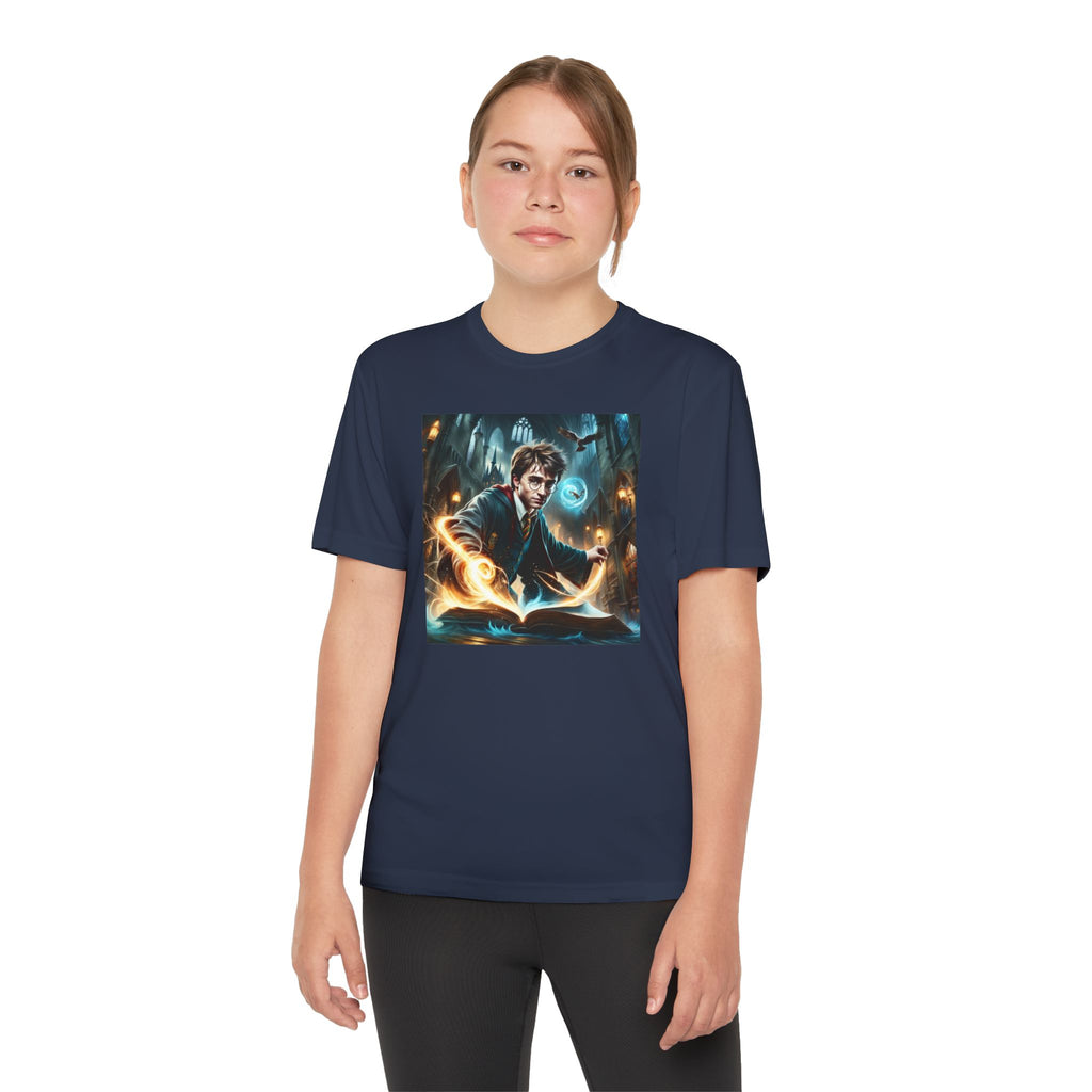 Youth Competitor Tee - Harry Potter, Wizard School Shirt, Magical Kids Top, Hogwarts Fan Gift, Sorcerer's Stone T-Shirt