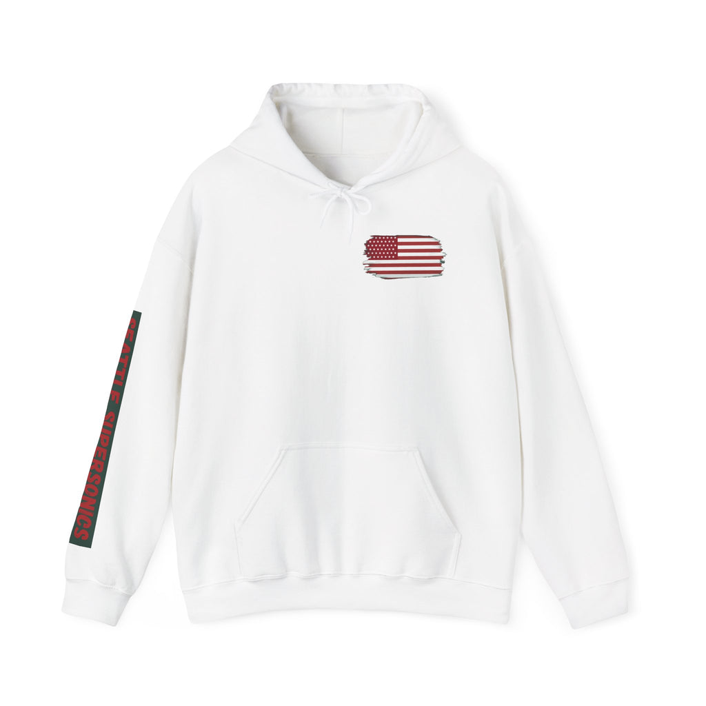 Seattle Supersonics Patriotic Hoodie