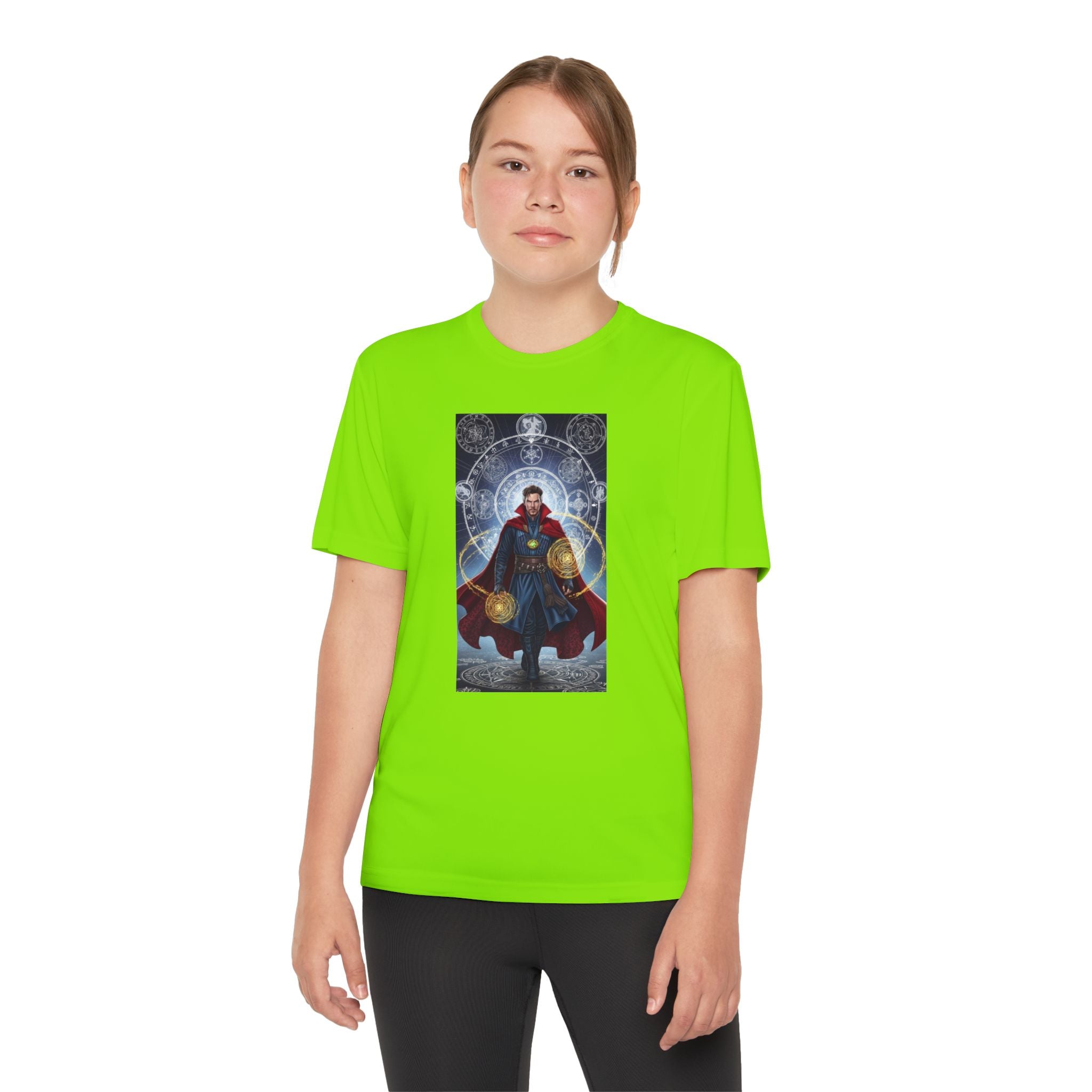 Superhero Youth T-Shirt Sports Graphic Tee, Cool Athletic Shirt for Kids, Perfect for Sports Events, Team Spirit